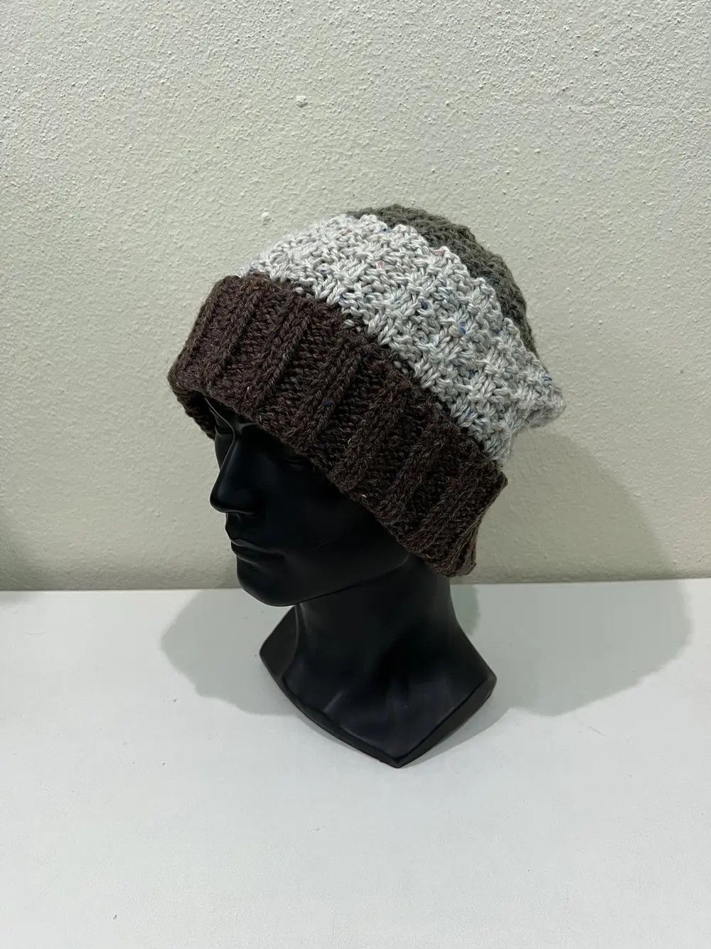 Vintage Vintage Knitted Beanie Hats Size ONE SIZE - 4 Thumbnail