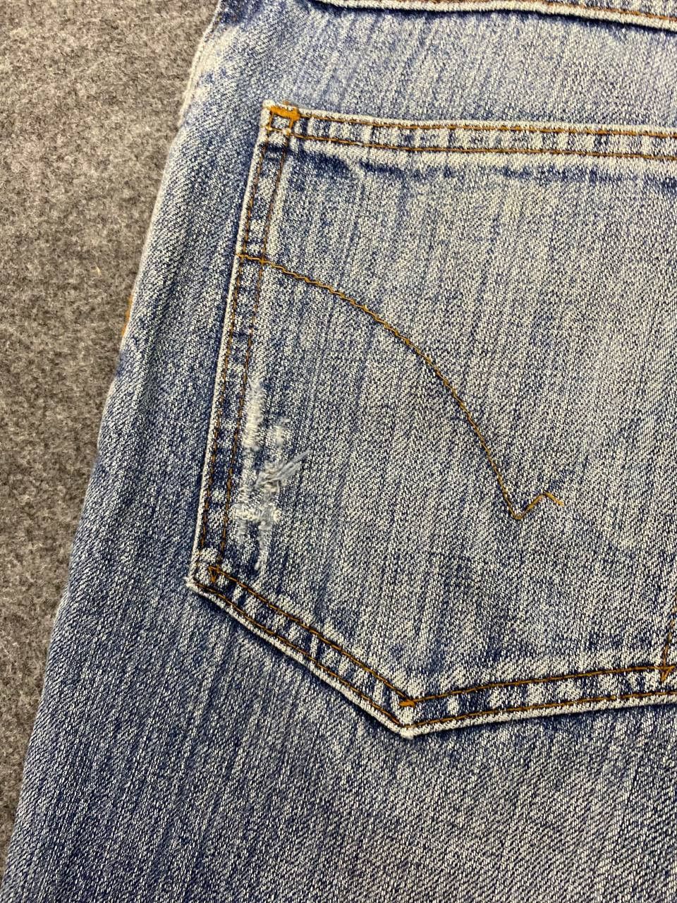 Japanese Brand vintage japanese brands low bootcut distressed denim Size 30" / US 8 / IT 44 - 4 Thumbnail