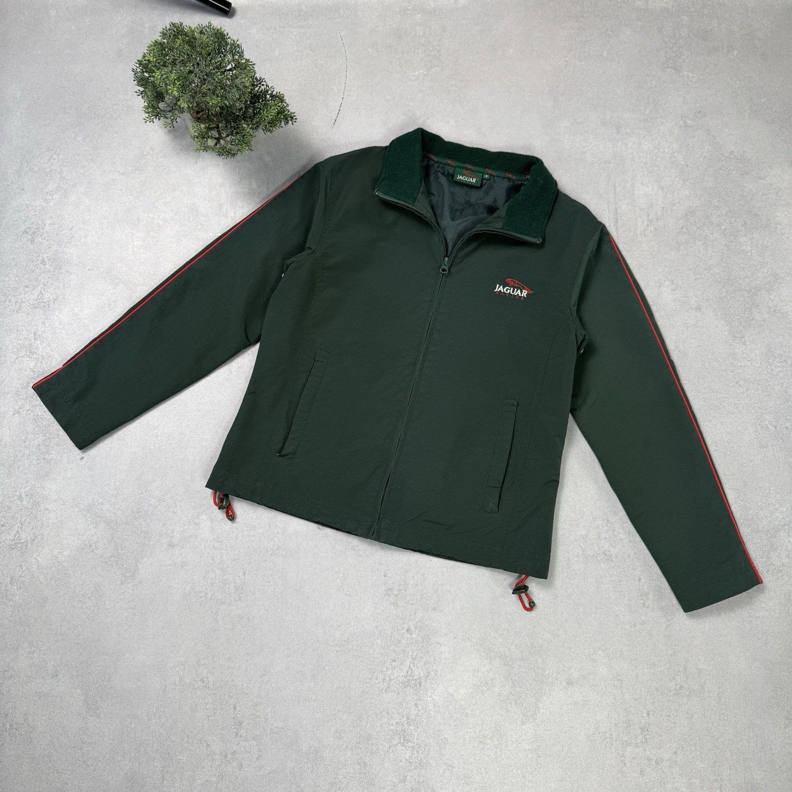 Vintage Vintage Jaguar Racing Jacket Green Wimen Size S Y2K Size US S / EU 44-46 / 1 - 1 Thumbnail