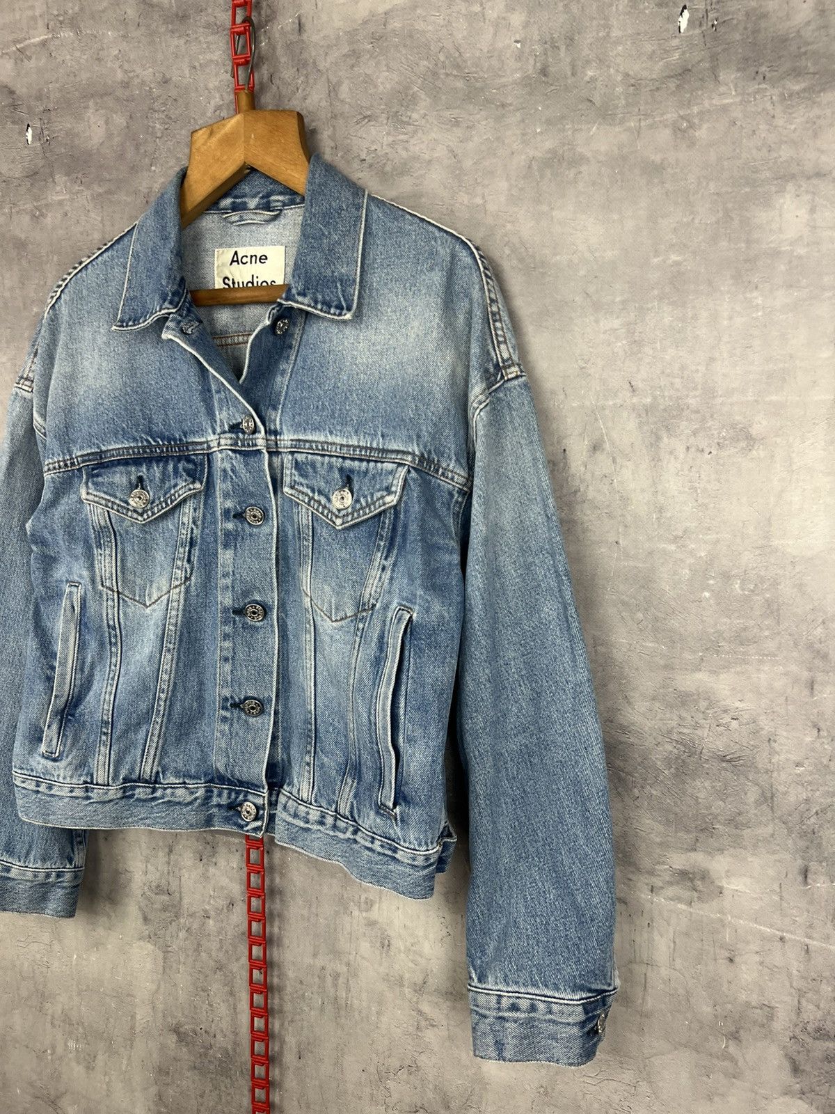 Acne Studios Acne Studios Women’s Lab Nt Mid Vtg Denim Jacket Size 34 Size XXS / US 00 / IT 34 - 7 Thumbnail