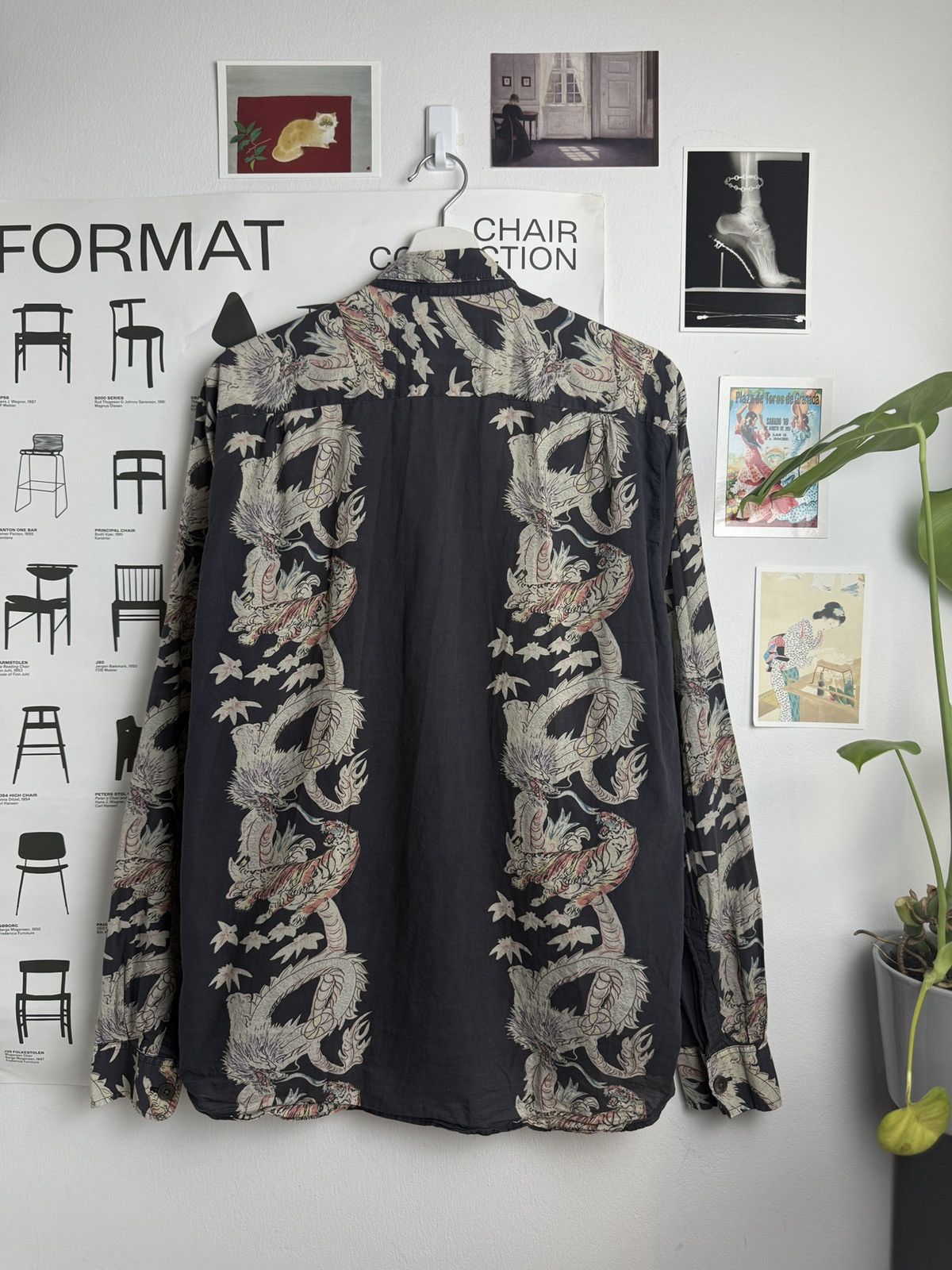 Other Our Legacy dragon printed longsleeve shirt L designer luxury Size US L / EU 52-54 / 3 - 2 Thumbnail