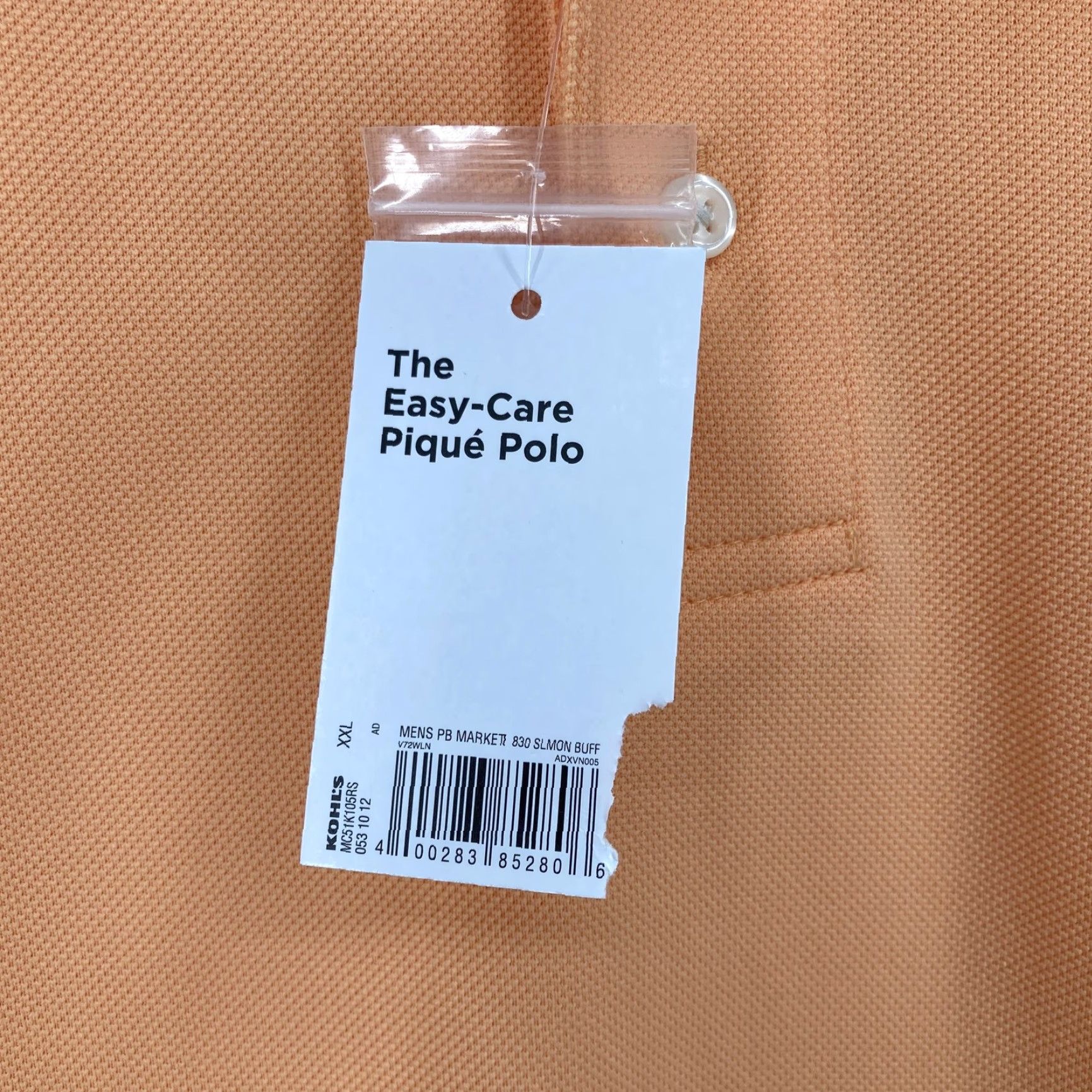 Croft & Barrow Croft & Barrow Polo Shirt Mens 2XL Short Sleeve Easy Care Pique Golf Casual NWT Salmon Buff Size US XXL / EU 58 / 5 - 5 Thumbnail