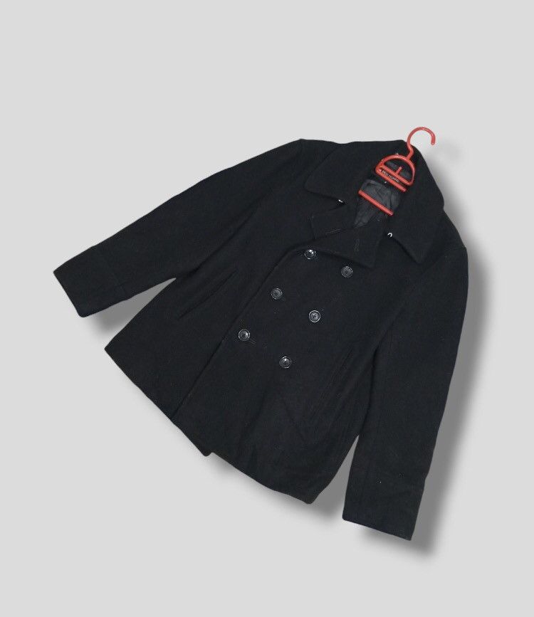 Yohji Yamamoto A04 Ined Homme by Yohji Yamamoto Double Collar Wool Jacket Size US M / EU 48-50 / 2 - 3 Thumbnail