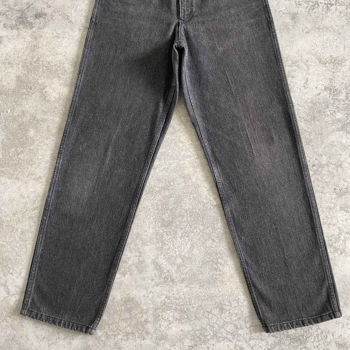 Comme des Garcons Homme 1990’s CdG Homme Wide Smoky Black Denim Jeans Size US 29 - 4 Thumbnail