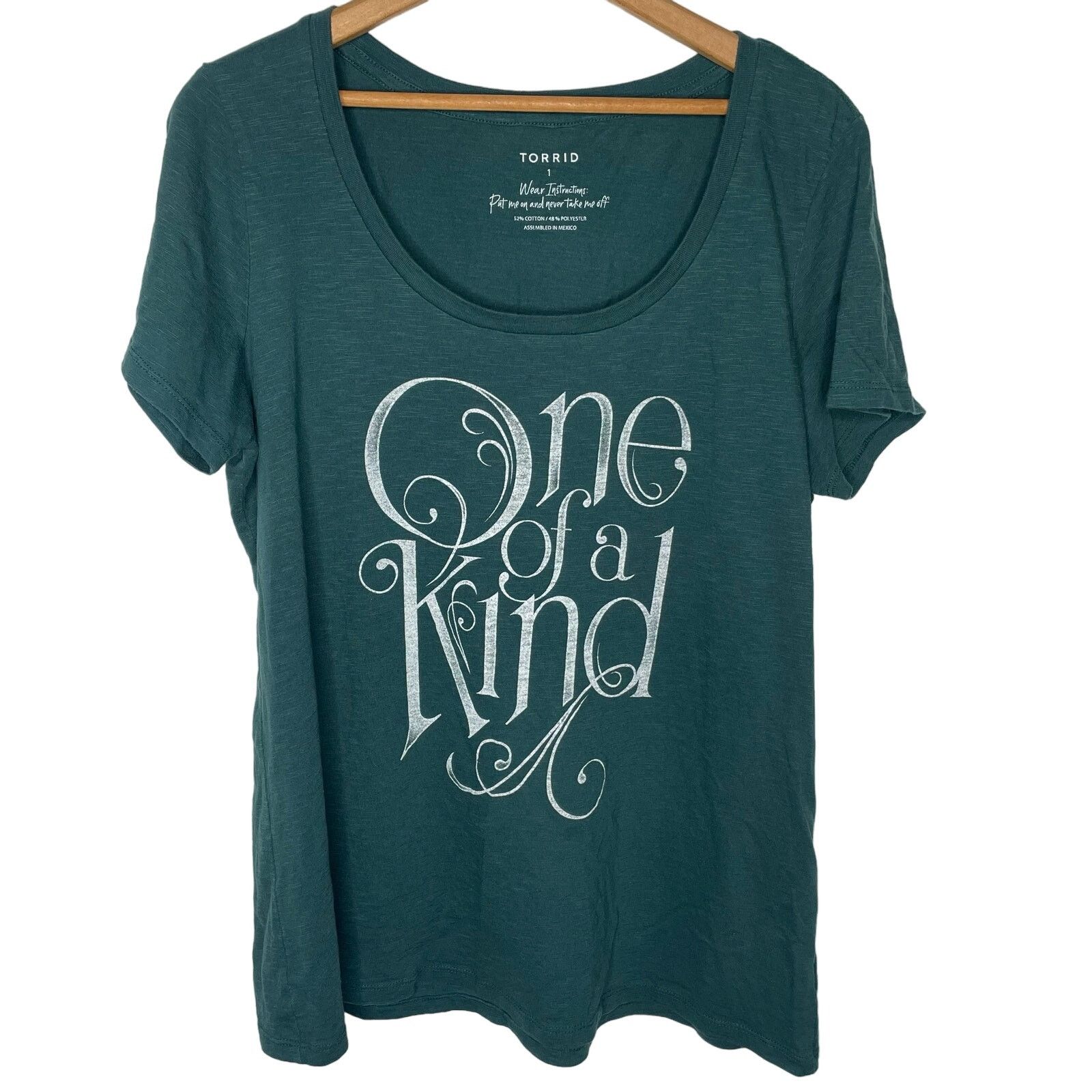 Other Torrid One Of A Kind Cotton Shirt Size XL / US 12-14 / IT 48-50 - 1 Thumbnail