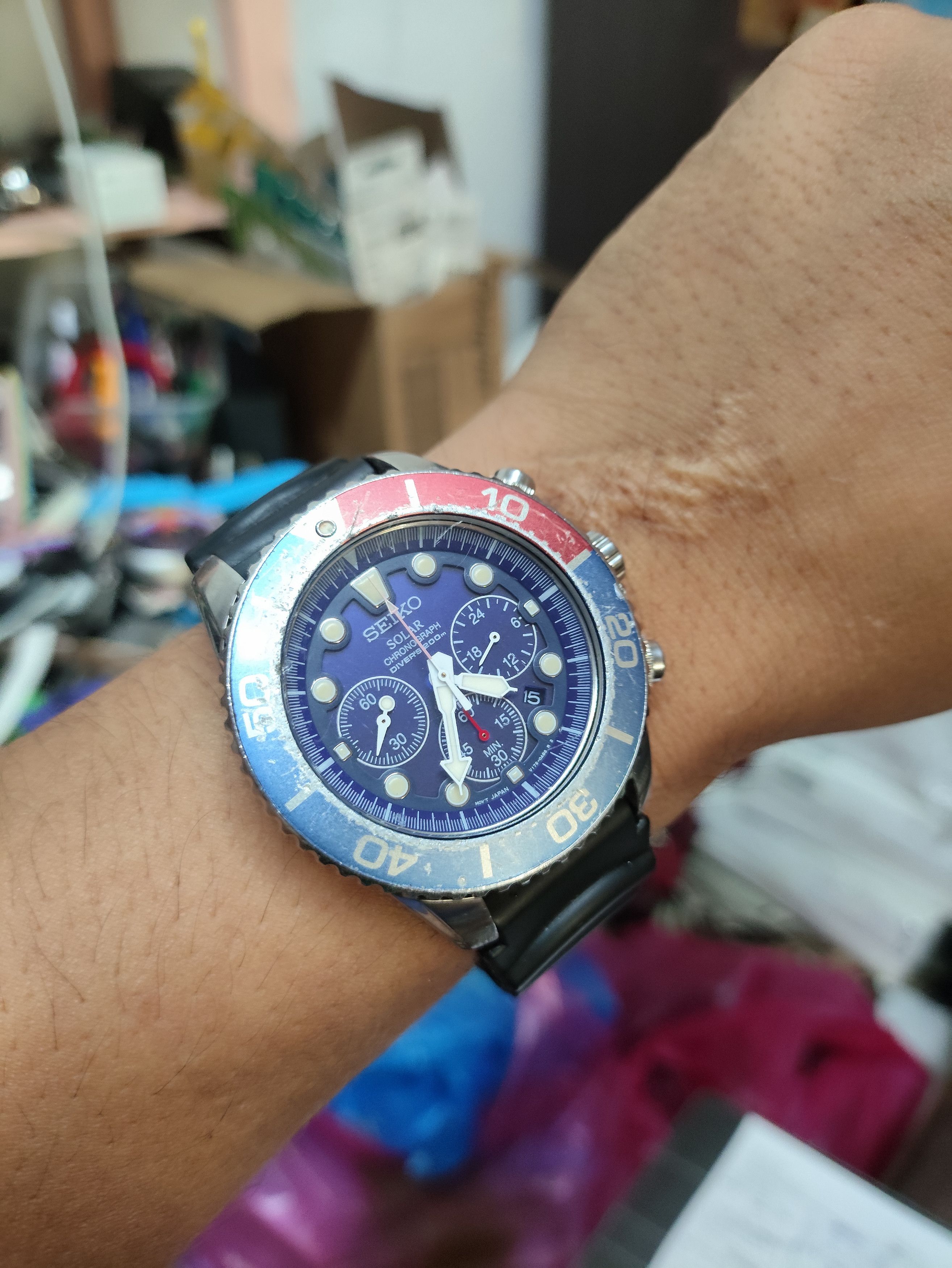 Japanese Brand Seiko Vintage Vintage SEIKO SOLAR CHRONOGRAPH JAPAN MADE Grailed