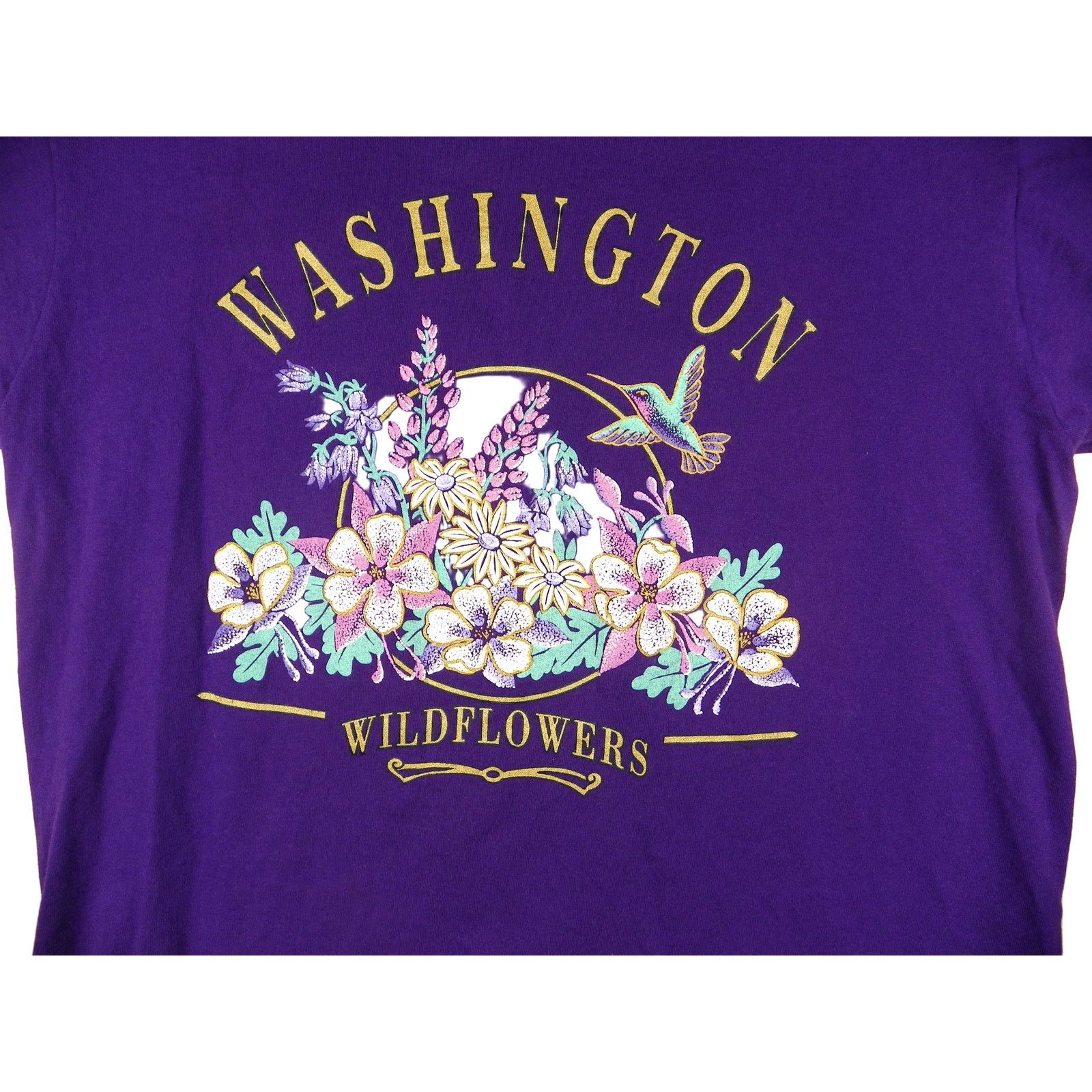 Jerzees Jerzees Washington Wildflowers Hummingbird T-Shirt L Size US L / EU 52-54 / 3 - 3 Thumbnail