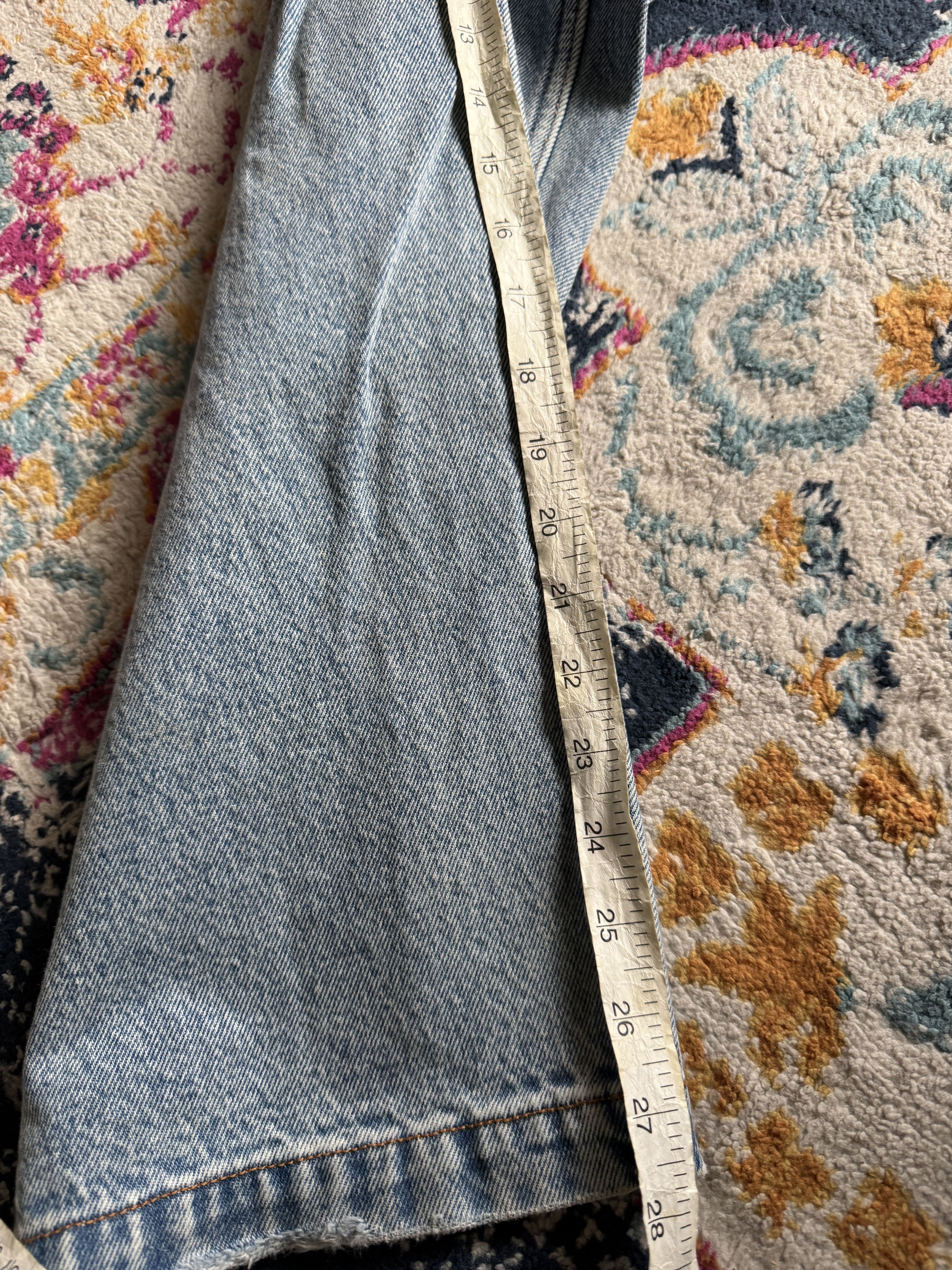 Abercrombie & Fitch Double Knee Carpenter / Painter Jeans - Y2K Light Wash Size US 33 - 6 Thumbnail