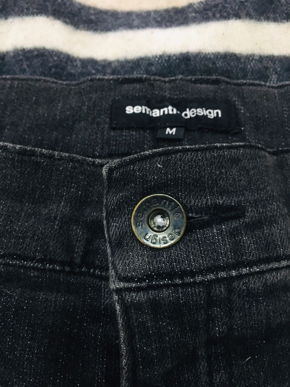 Hysteric Glamour Hot Item 🔴 A07 Semantic Design Banana Curve Strecth Jeans Size US 34 / EU 50 - 9 Thumbnail