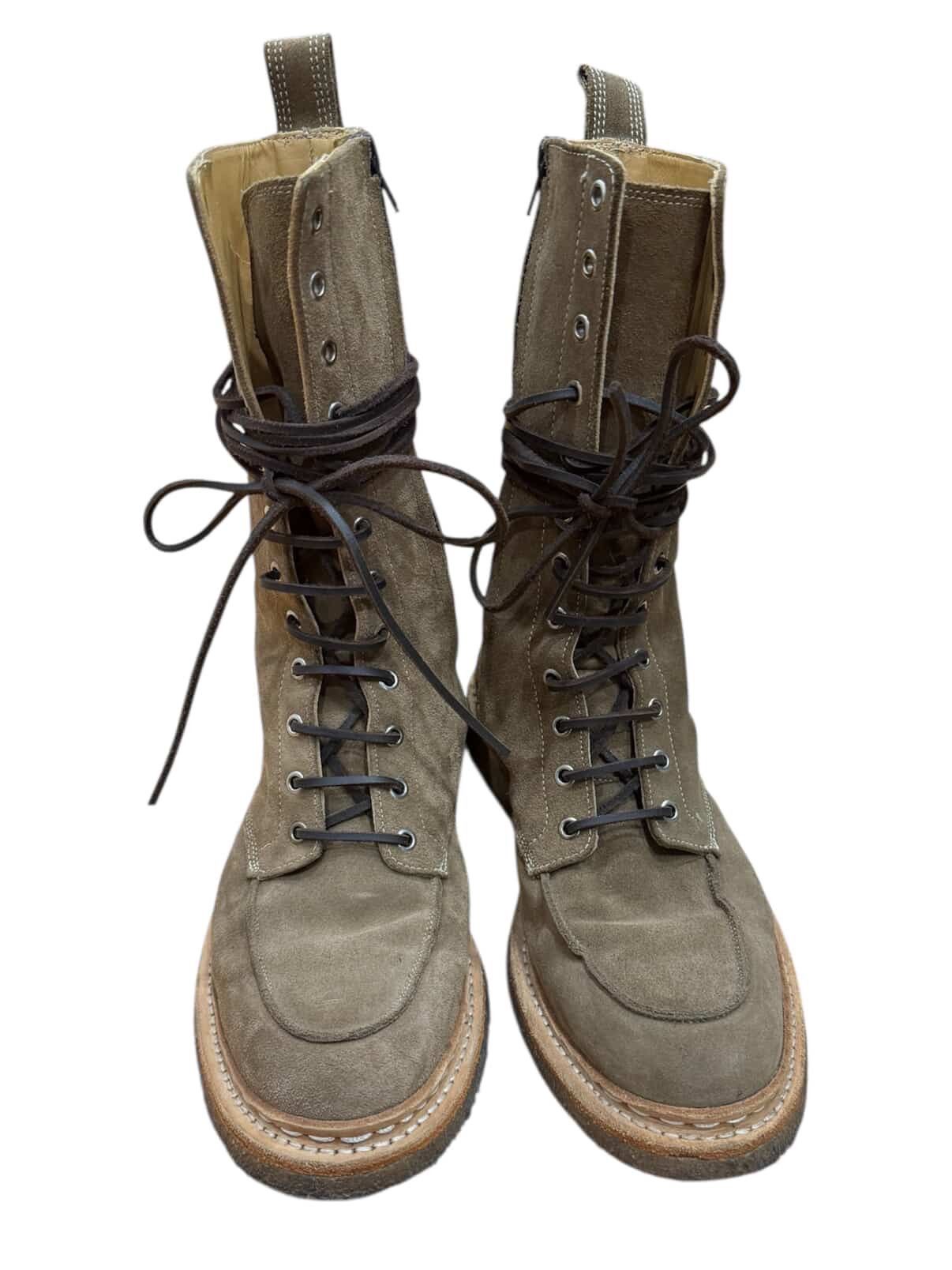Balmain BALMAIN AW11 CHRISTOPHE DECARNIN CREPE BOOTS Size US 11 / EU 44 - 2 Thumbnail
