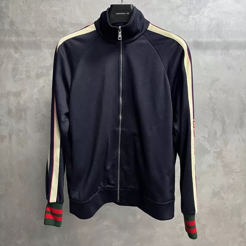 Gucci Gucci Black striped zipper classic jacket 2504-Nextarrow Size US S / EU 44-46 / 1 - 1 Thumbnail