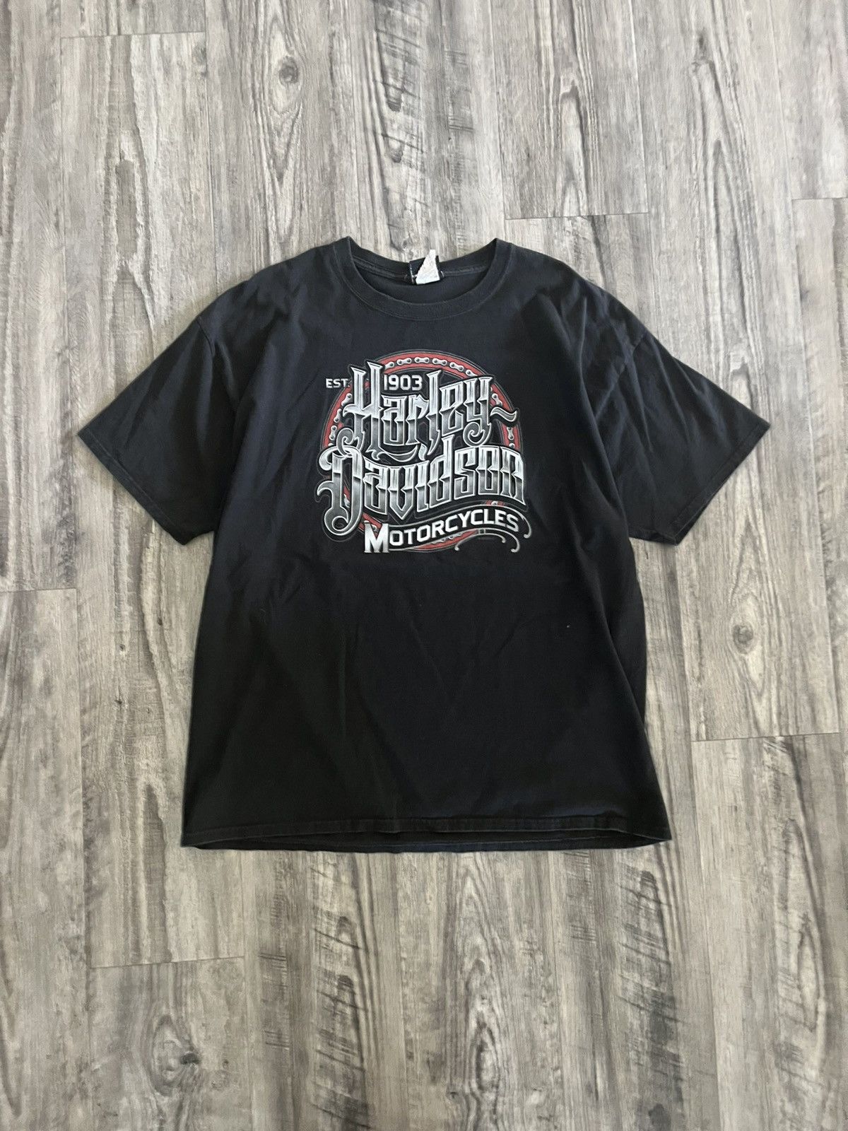 Harley Davidson Vintage y2k Harley Davidson Tee Size US XXL / EU 58 / 5 - 1 Thumbnail