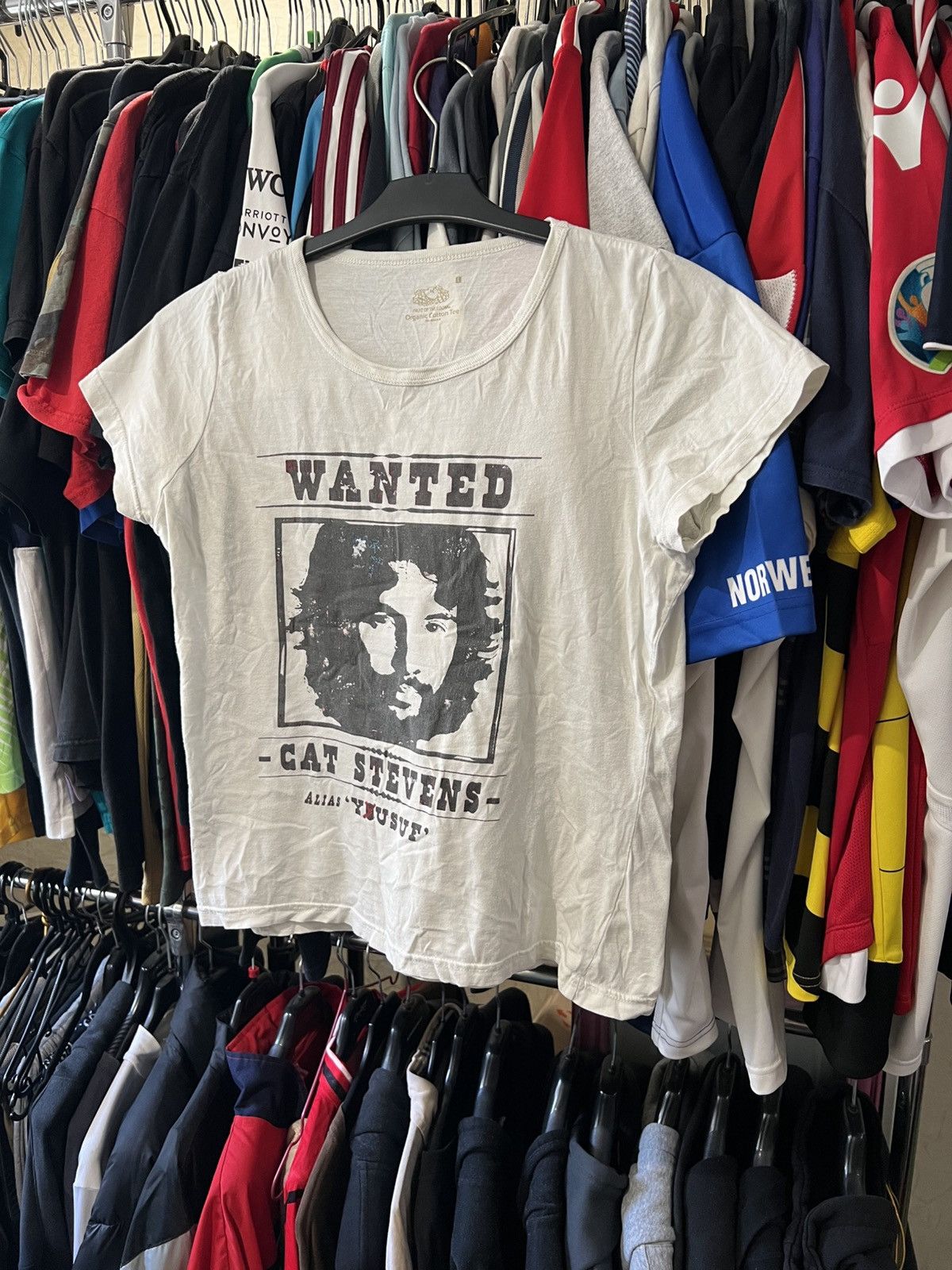 Band Tees × Vintage 2000 WANTED CAT STEVEN’S ALIAS YUSUF BOOTS & SAND AOP TEE Size US S / EU 44-46 / 1 - 1 Thumbnail