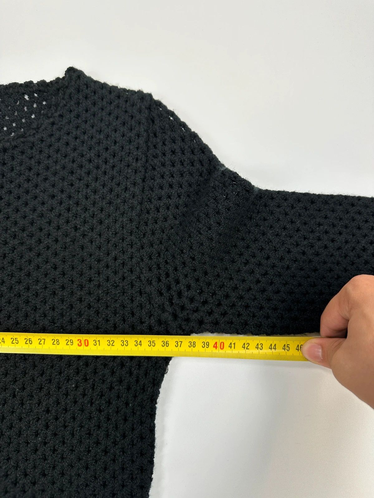 Dolce & Gabbana Dolce & Gabbana 00s Black Mesh Wool Knitted Sweater Size US M / EU 48-50 / 2 - 11 Thumbnail