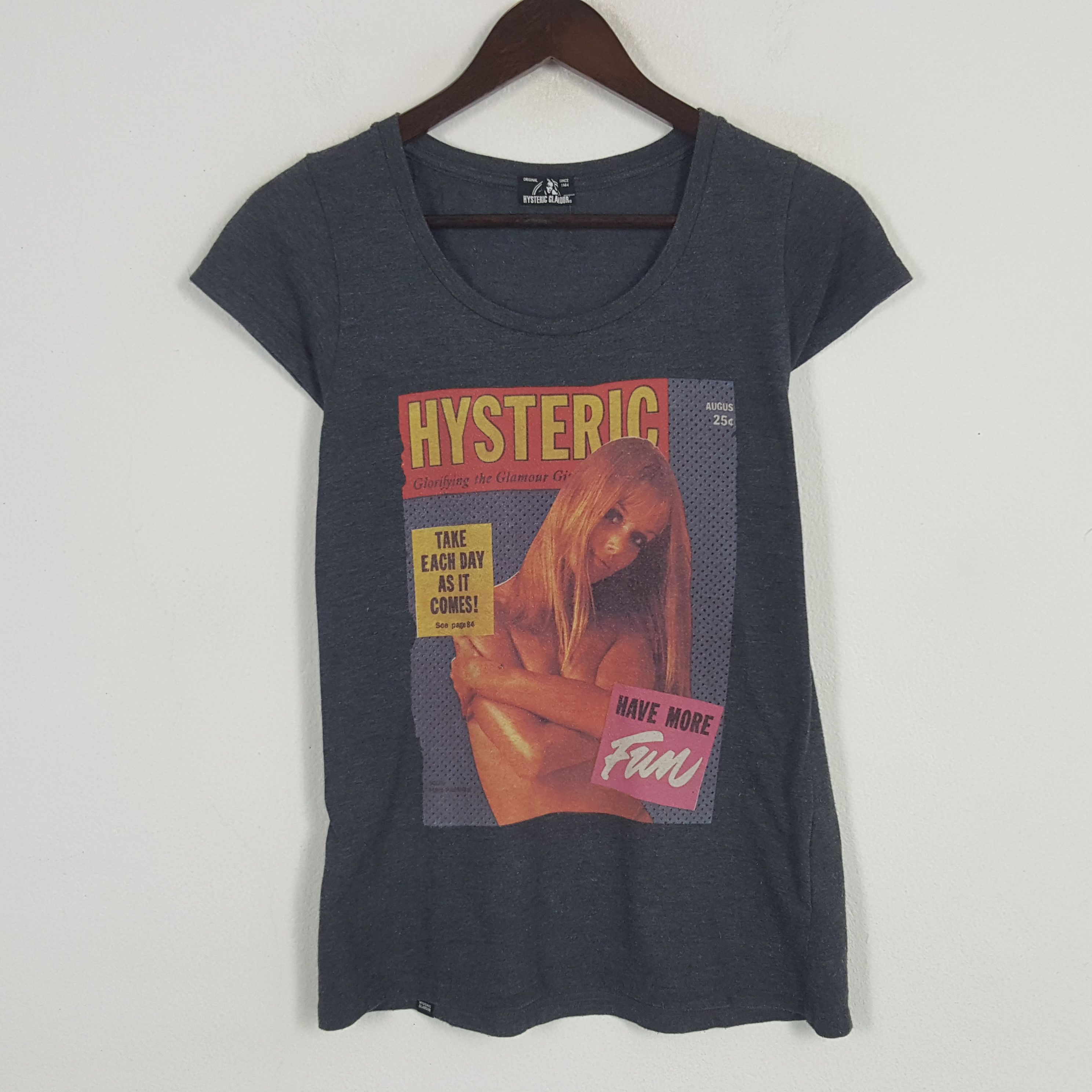 Hysteric Glamour Hysteric Glamour Magazine Cover Nude Girl T Shirt