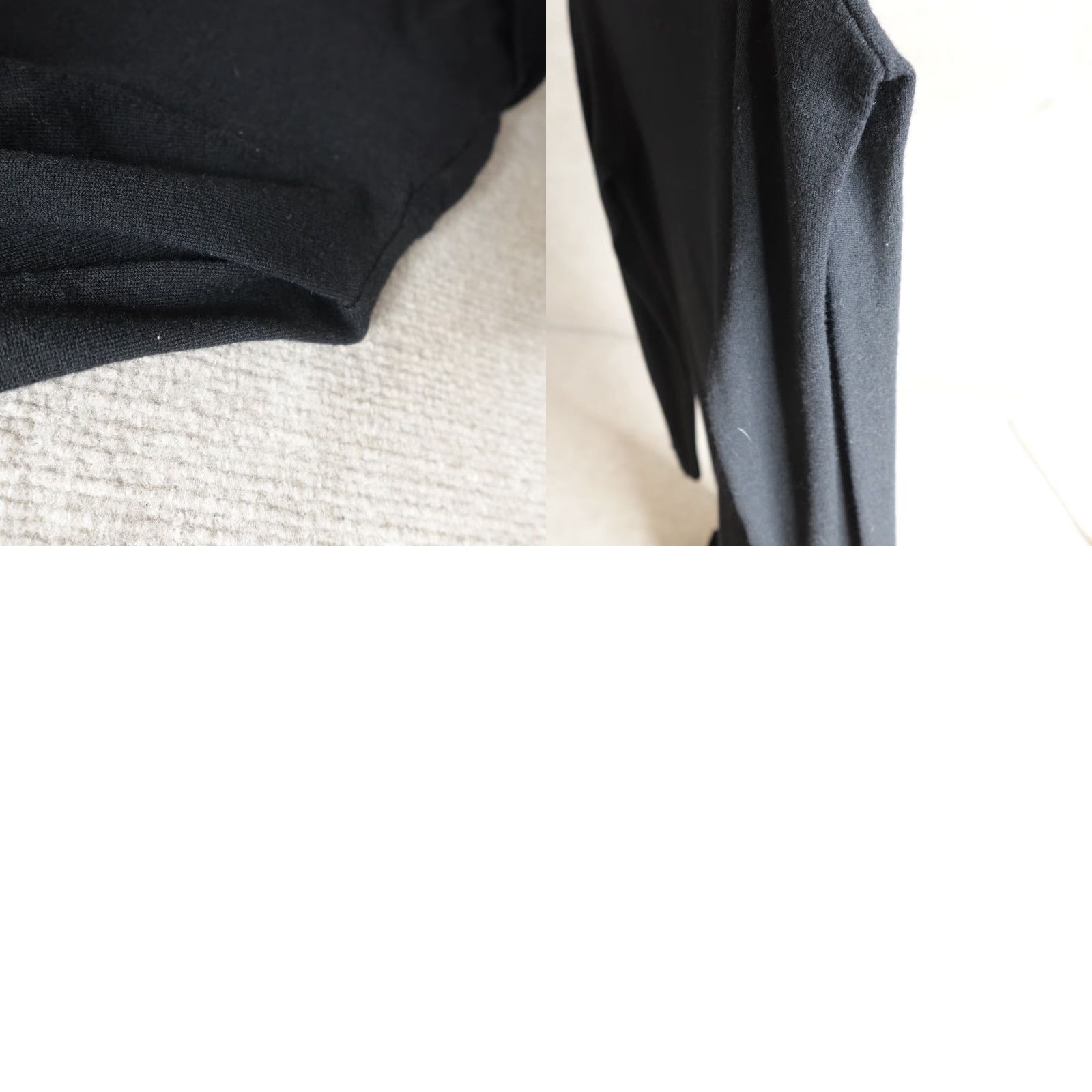 Theory Theory Dress Large Black Solid Wool Blend Sweater Ares New Steady Womens Casual Business Cardigan? Size L / US 10 / IT 46 - 9 Thumbnail