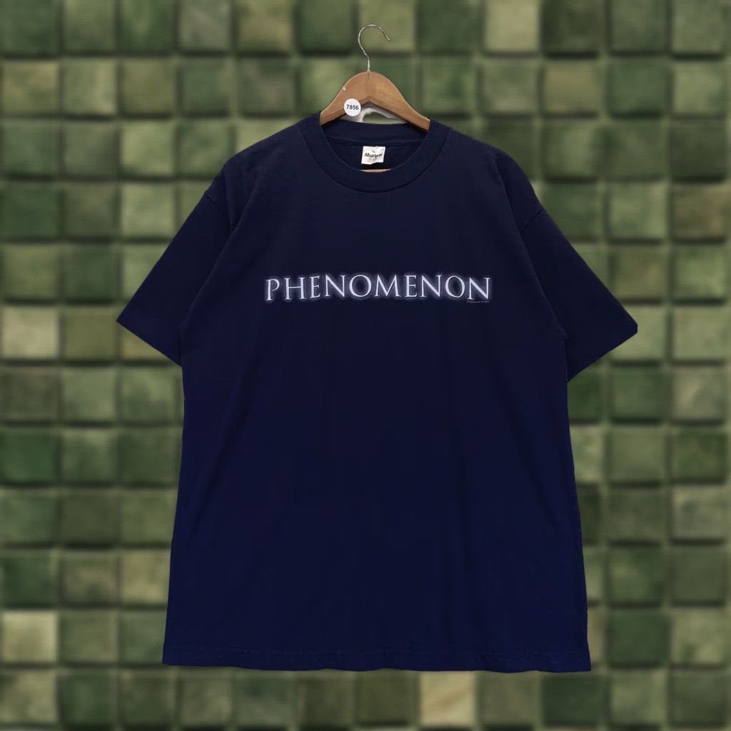 Vintage VINTAGE T Shirt Offical Touchstone Movies Phenomenon 1996 John Travolta Blue XL Unisex Single Stitch Cotton Graphic Tee 1990s Size US XL / EU 56 / 4 - 1 Thumbnail