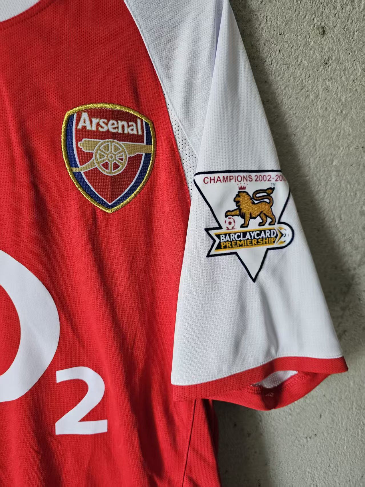 Nike 2002 2003 Arsenal #14 Thierry Henry Jersey Size US L / EU 52-54 / 3 - 4 Thumbnail