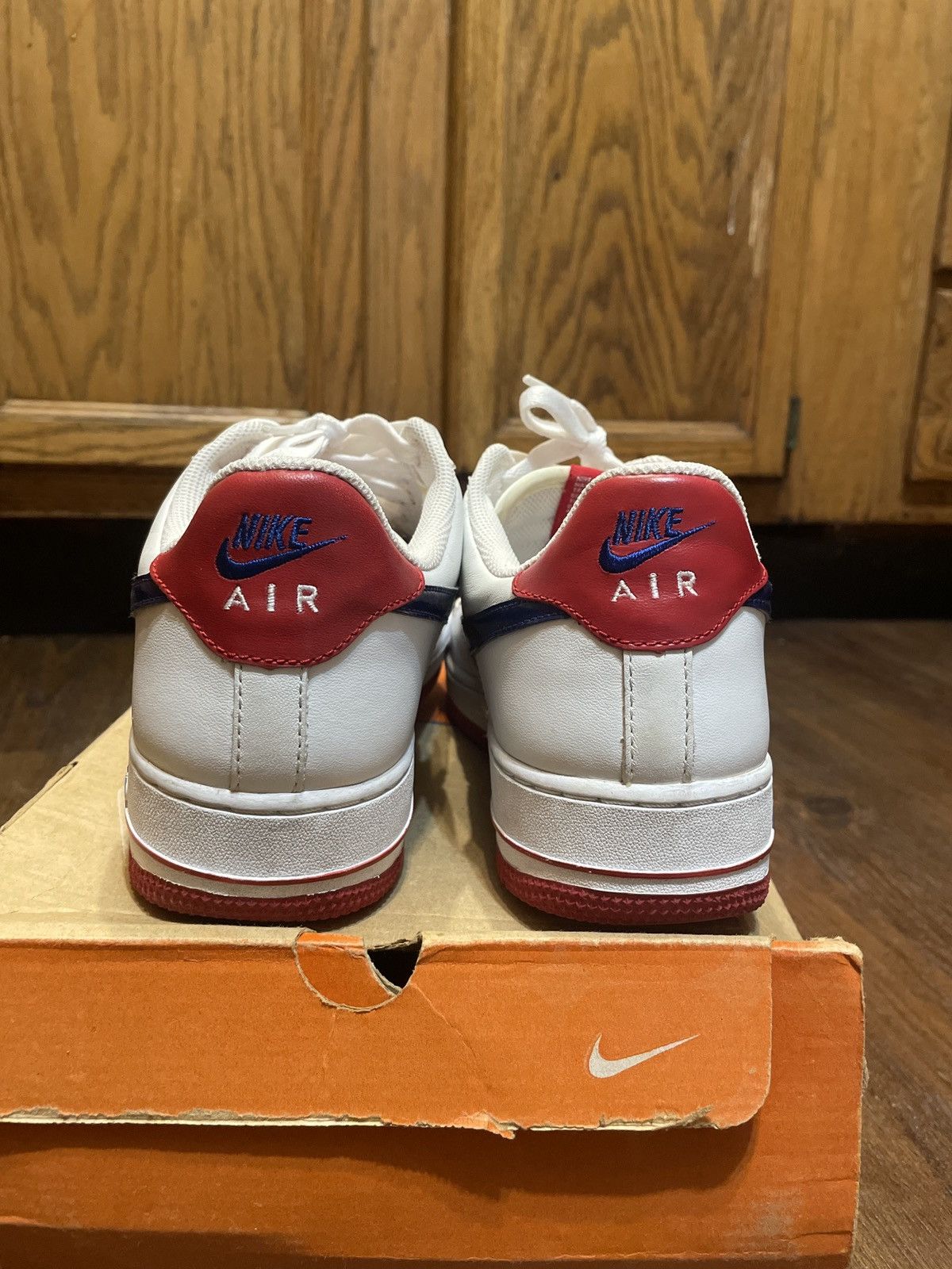 Nike × Vintage Nike WMNS Air Force 1 2004 Independence Day Size US 8.5 / EU 41-42 - 5 Thumbnail