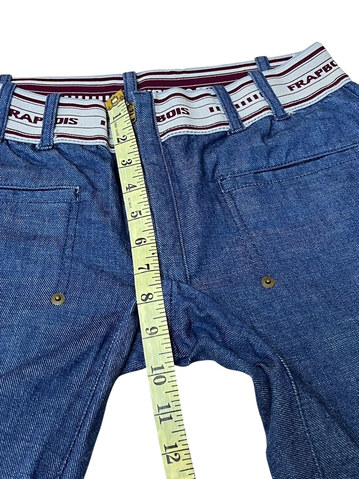 Issey Miyake ICONIC🔥FRAPBOIS ISSEY MIYAKE STRETCH COTTON JEANS Size US 30 / EU 46 - 18 Thumbnail