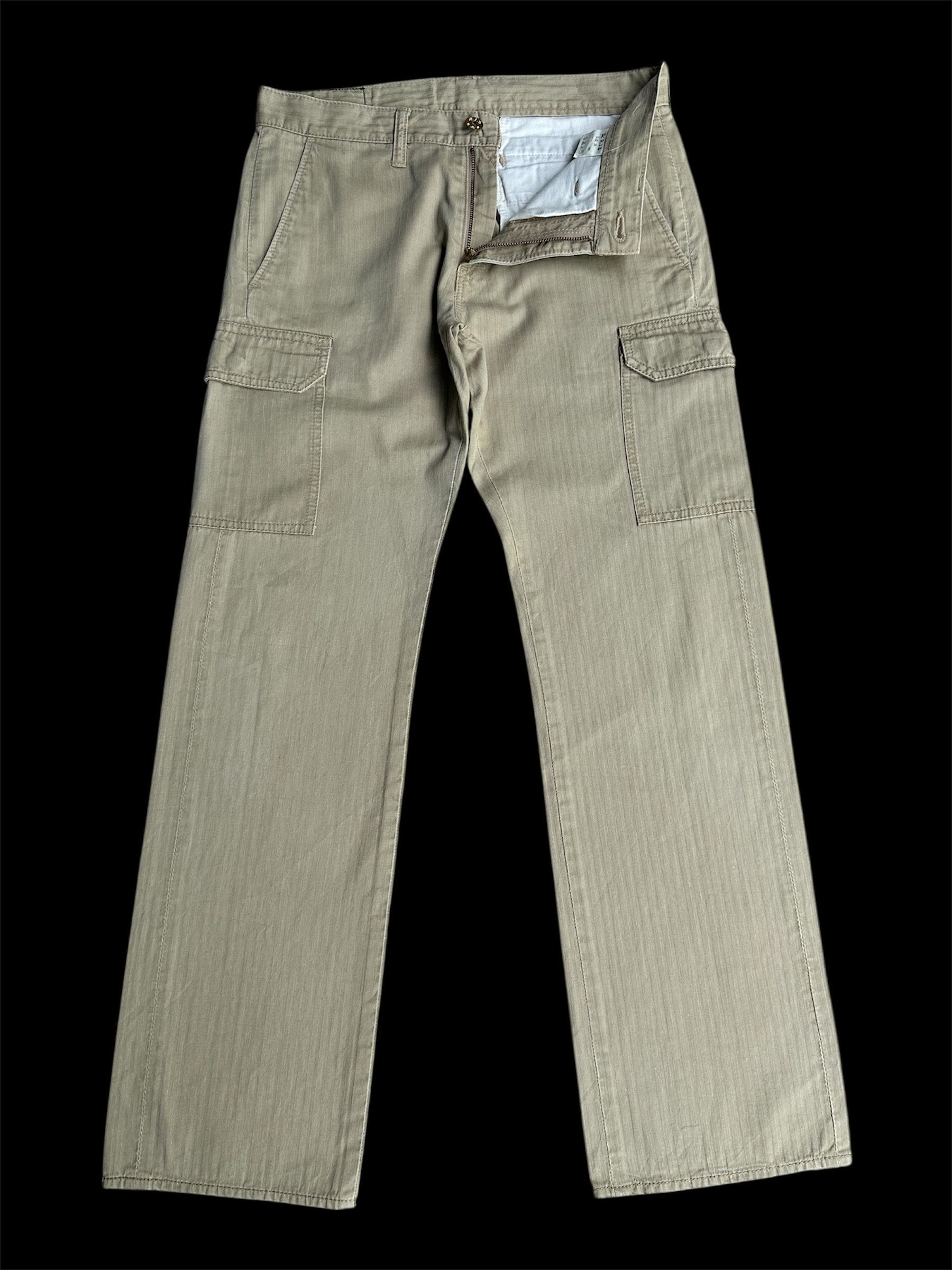 Freewheelers Japanese Brand R.J.B Herringbone Twill Cargo Trousers Pants Size US 30 / EU 46 - 3 Thumbnail