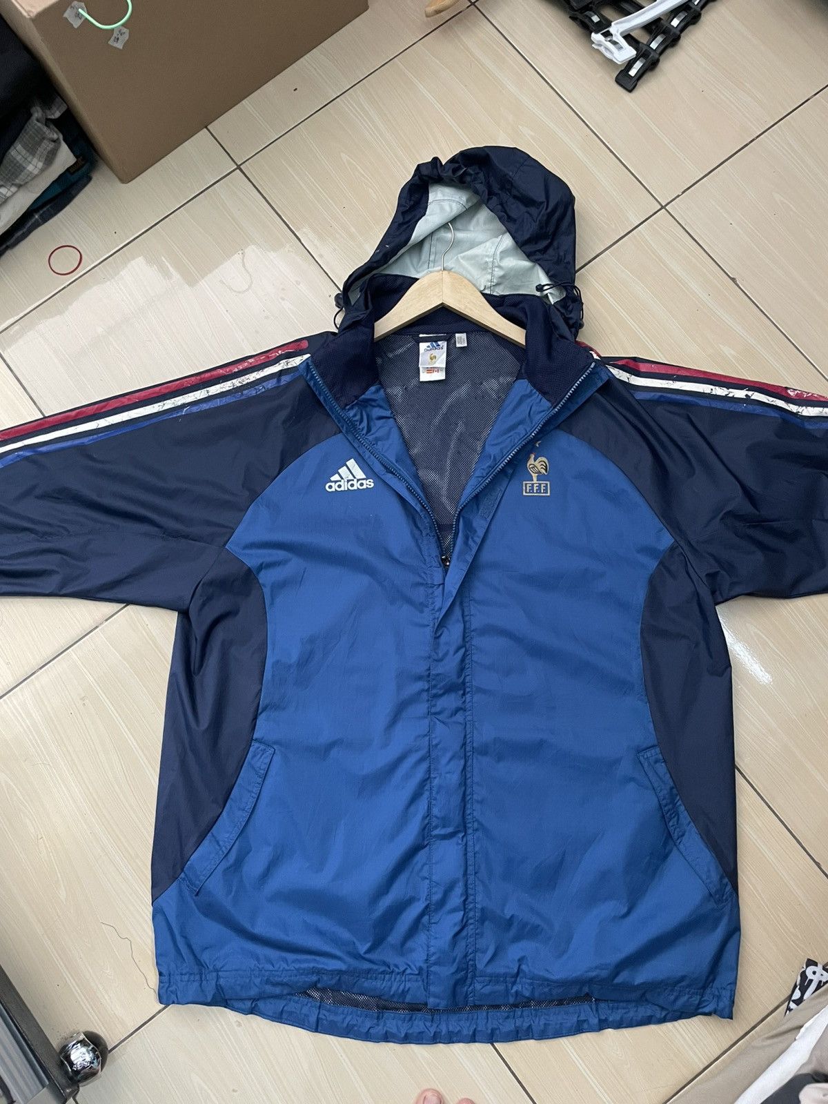 Adidas Vintage jacket France national 2001 Size US XXL / EU 58 / 5 - 3 Thumbnail