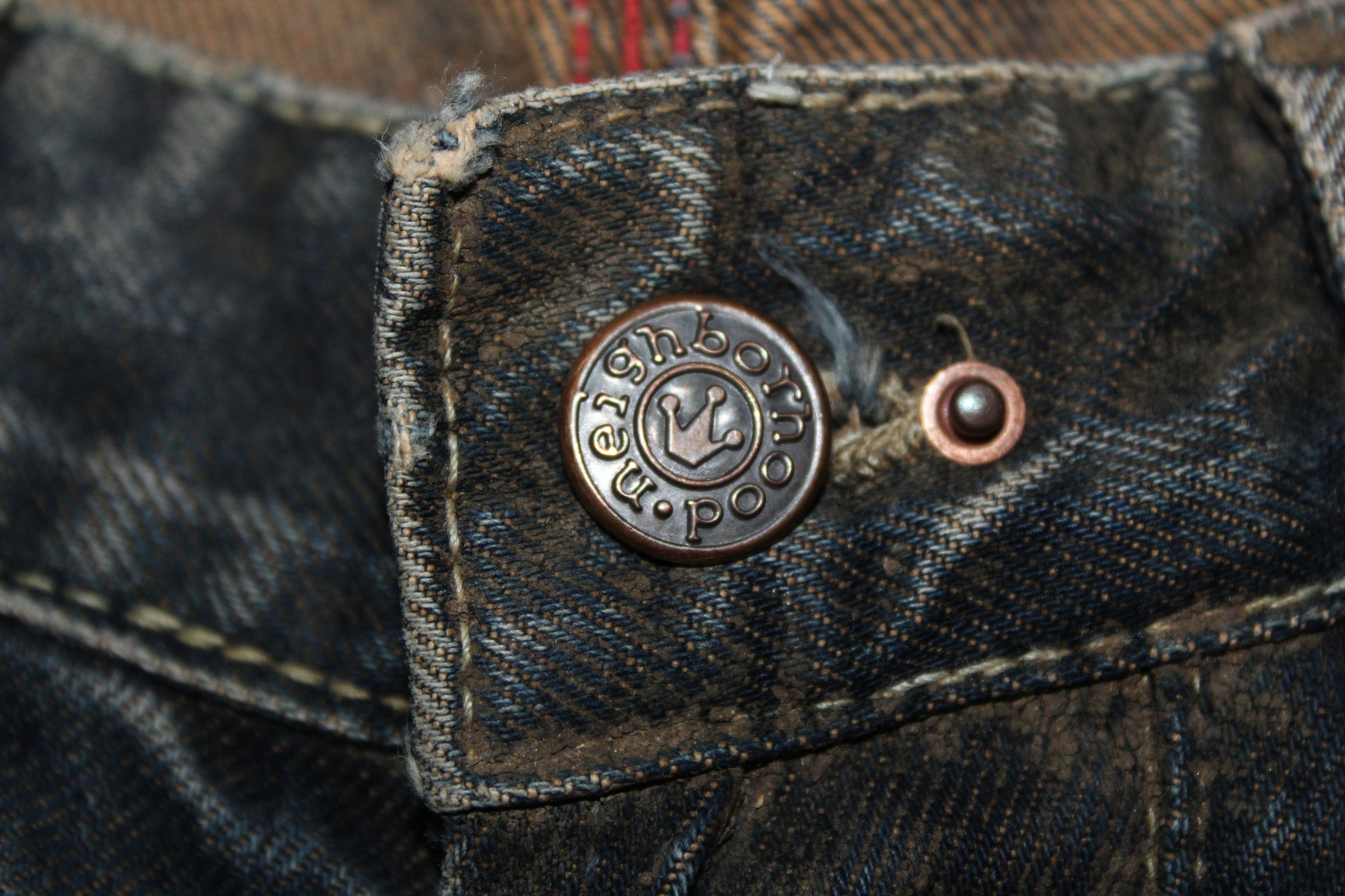 Japanese Brand × Neighborhood Neighbourhood NYC Faded Fake Dirty Jeans Y2K Size US 32 / EU 48 - 11 Thumbnail