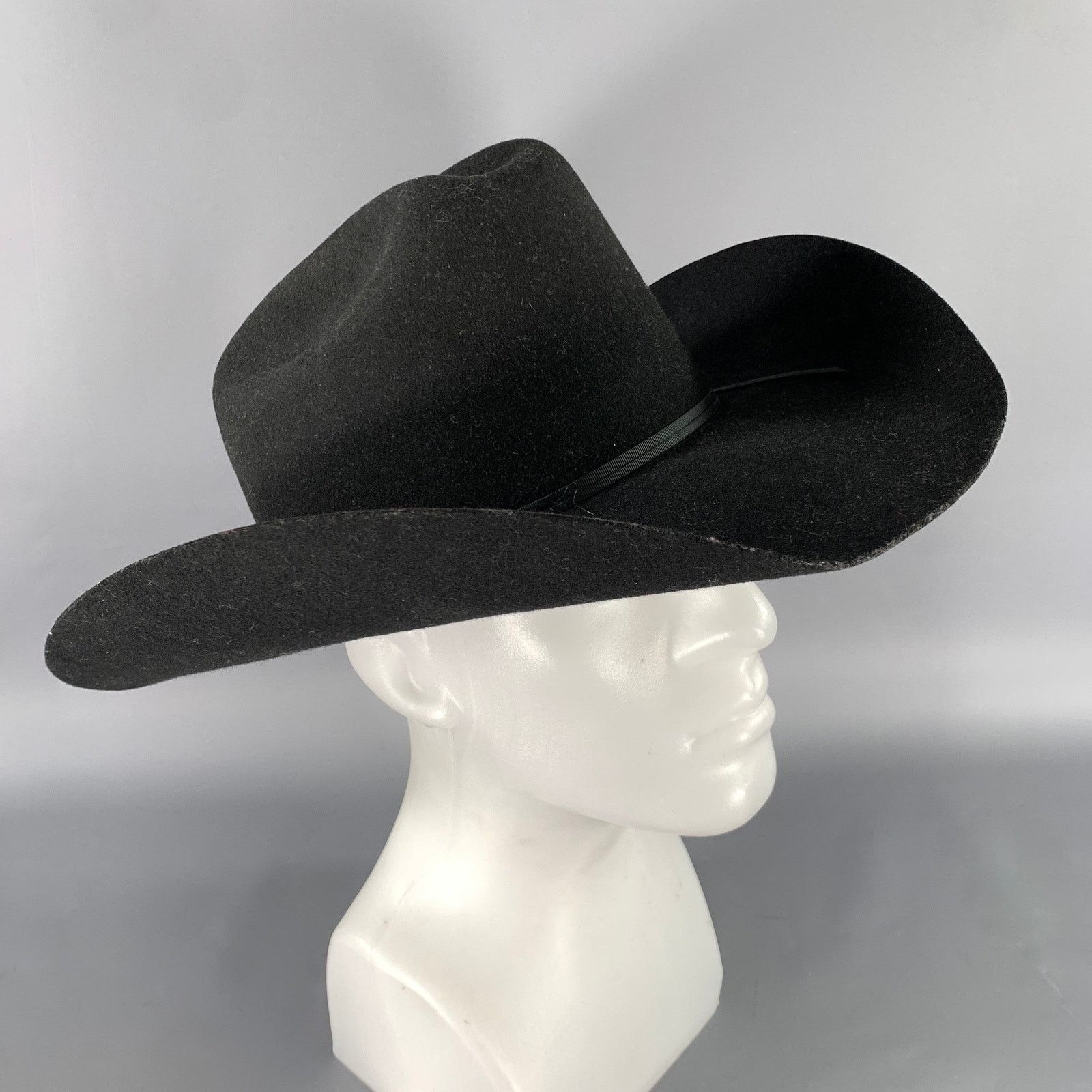 Other SERRATELLI Size 7.5 Black Cowboy Feather Hats Size ONE SIZE - 1 Thumbnail