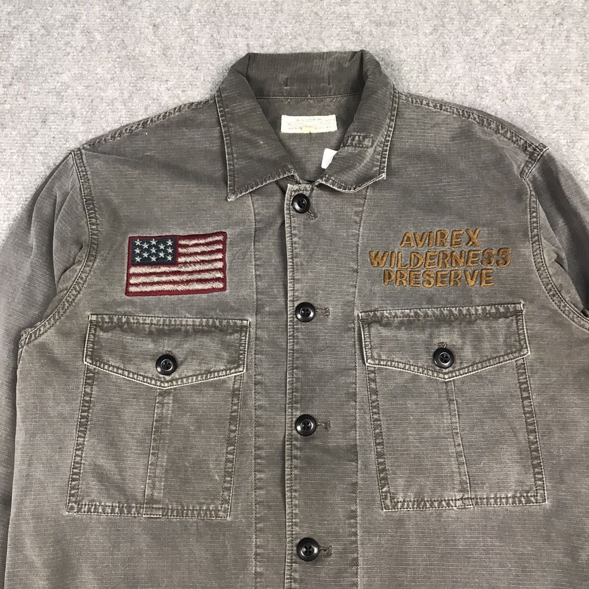 Avirex × Japanese Brand AVIREX WILDERNESS PRESERVE BUTTON UP JACKET Size US M / EU 48-50 / 2 - 2 Thumbnail