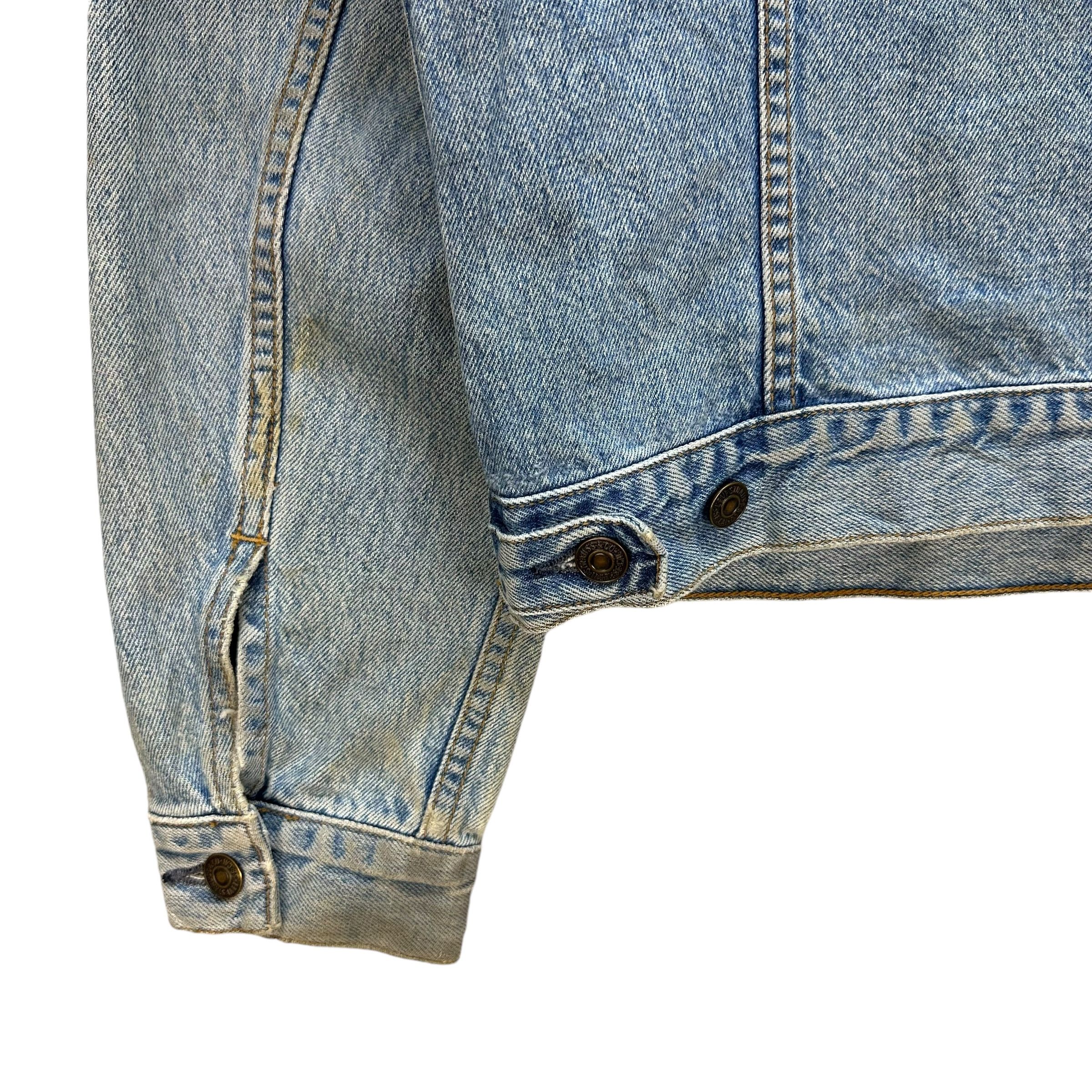 Levi's Vtg Levis 70606 Denim Jacket Orange Tab Type 3 #A61-1396 Size US L / EU 52-54 / 3 - 14 Thumbnail