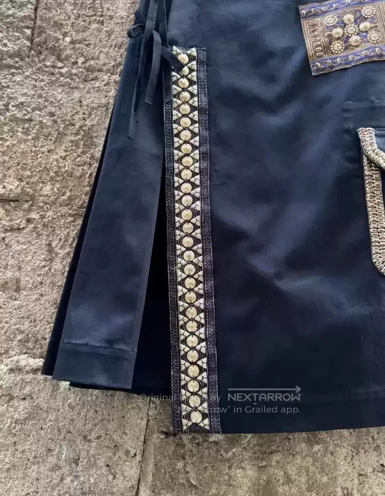 Dries Van Noten Dries van noten Heavy industry manual beading embroidery ov Size US 30 / EU 46 - 4 Thumbnail