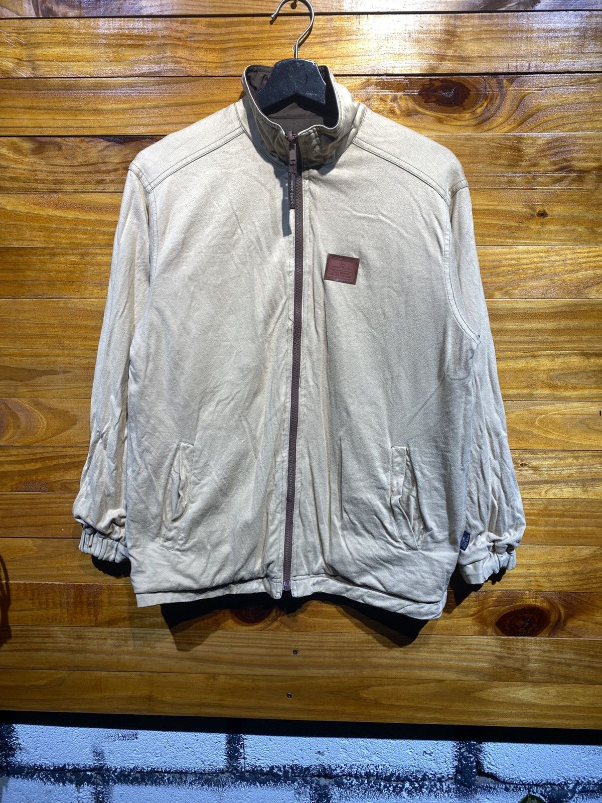 Japanese Brand Vintage Pink Duck Club Brown Windbreaker Jacket Outdoor Size US S / EU 44-46 / 1 - 10 Thumbnail