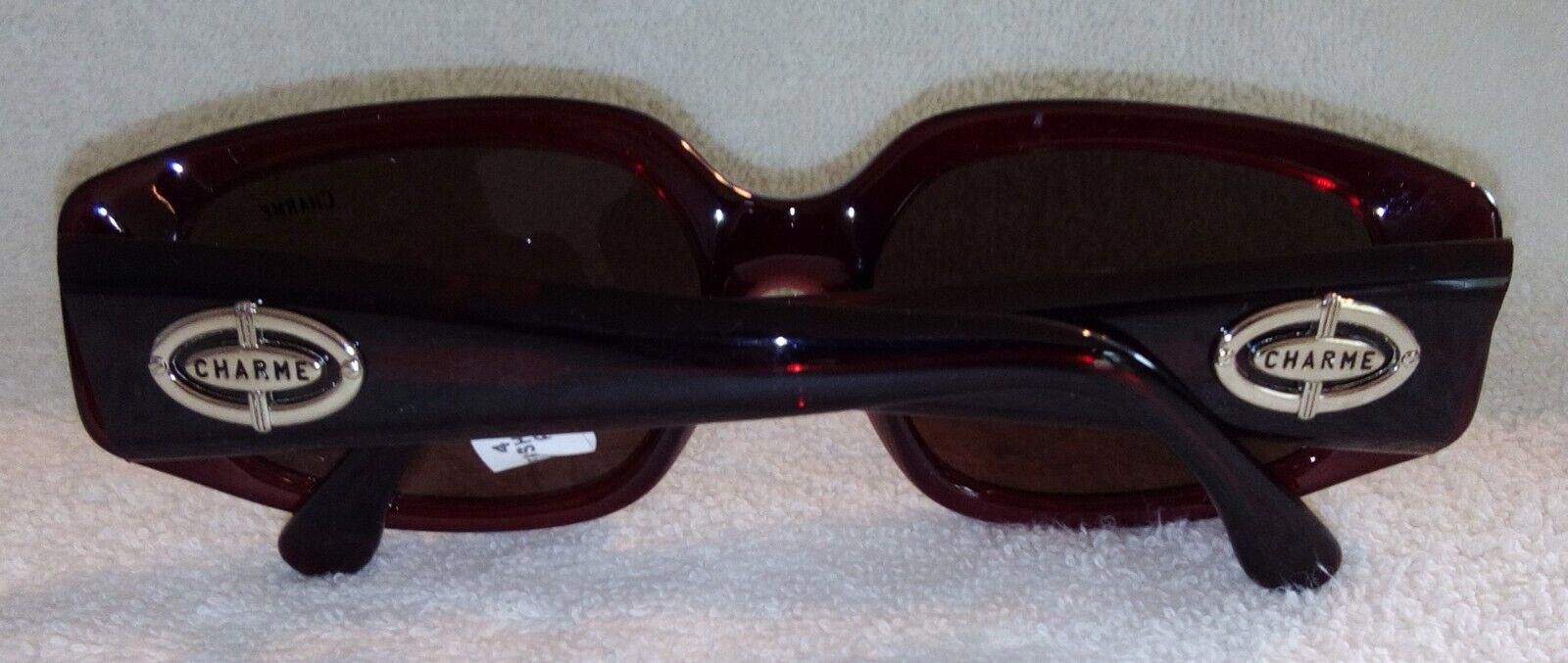 Designer New old stock CHARME 7222 Ruby Frame Retro Italy Size ONE SIZE - 1 Thumbnail