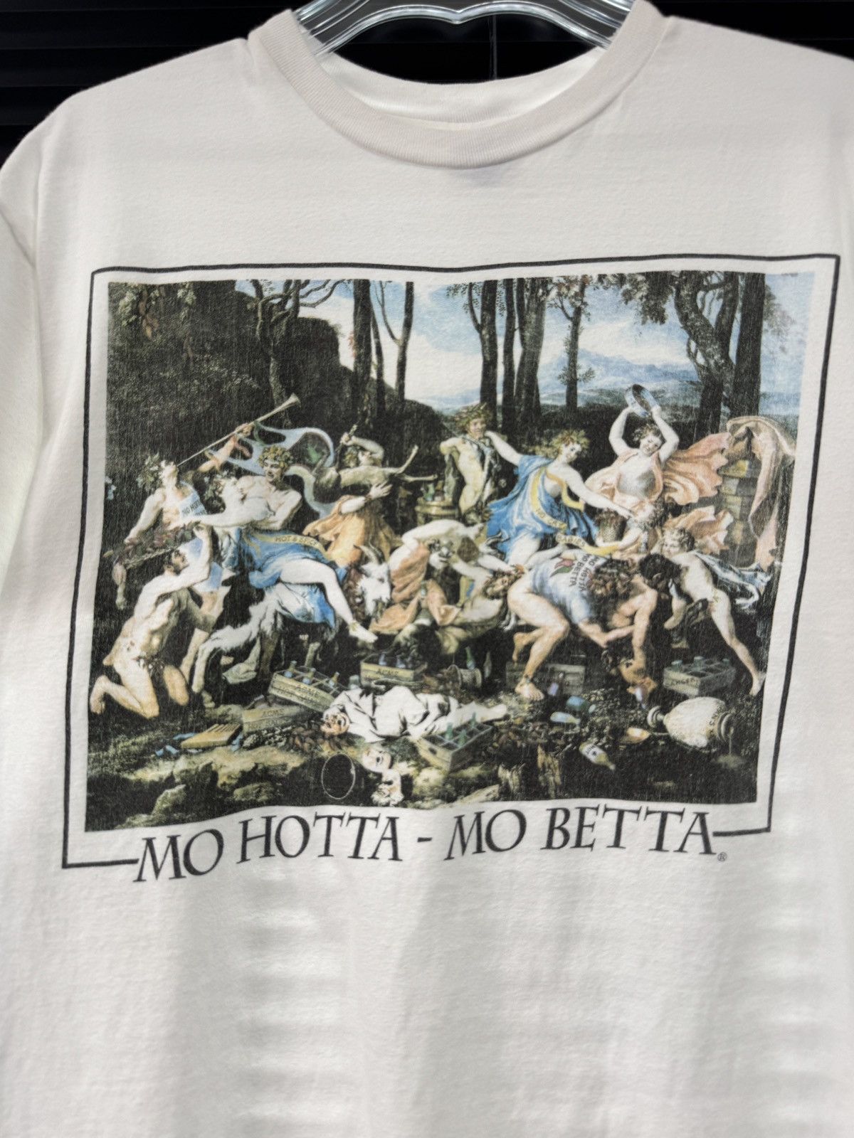 Vintage Vintage 90s Mo Hotta Mo betta Adult Art Parody Shirt Size US L / EU 52-54 / 3 - 3 Thumbnail