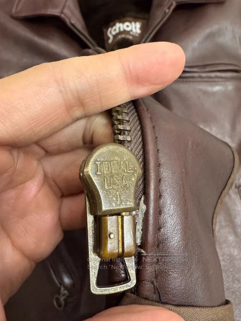 Schott Schott Co-branded leather jacket Size US L / EU 52-54 / 3 - 6 Thumbnail