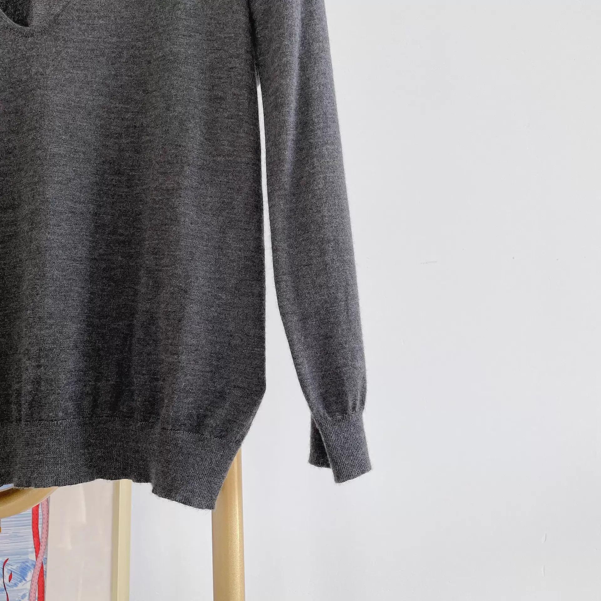 Brunello Cucinelli BRUNELLO CUCINELLI Gray Top M pre-owned Size M / US 6-8 / IT 42-44 - 4 Thumbnail