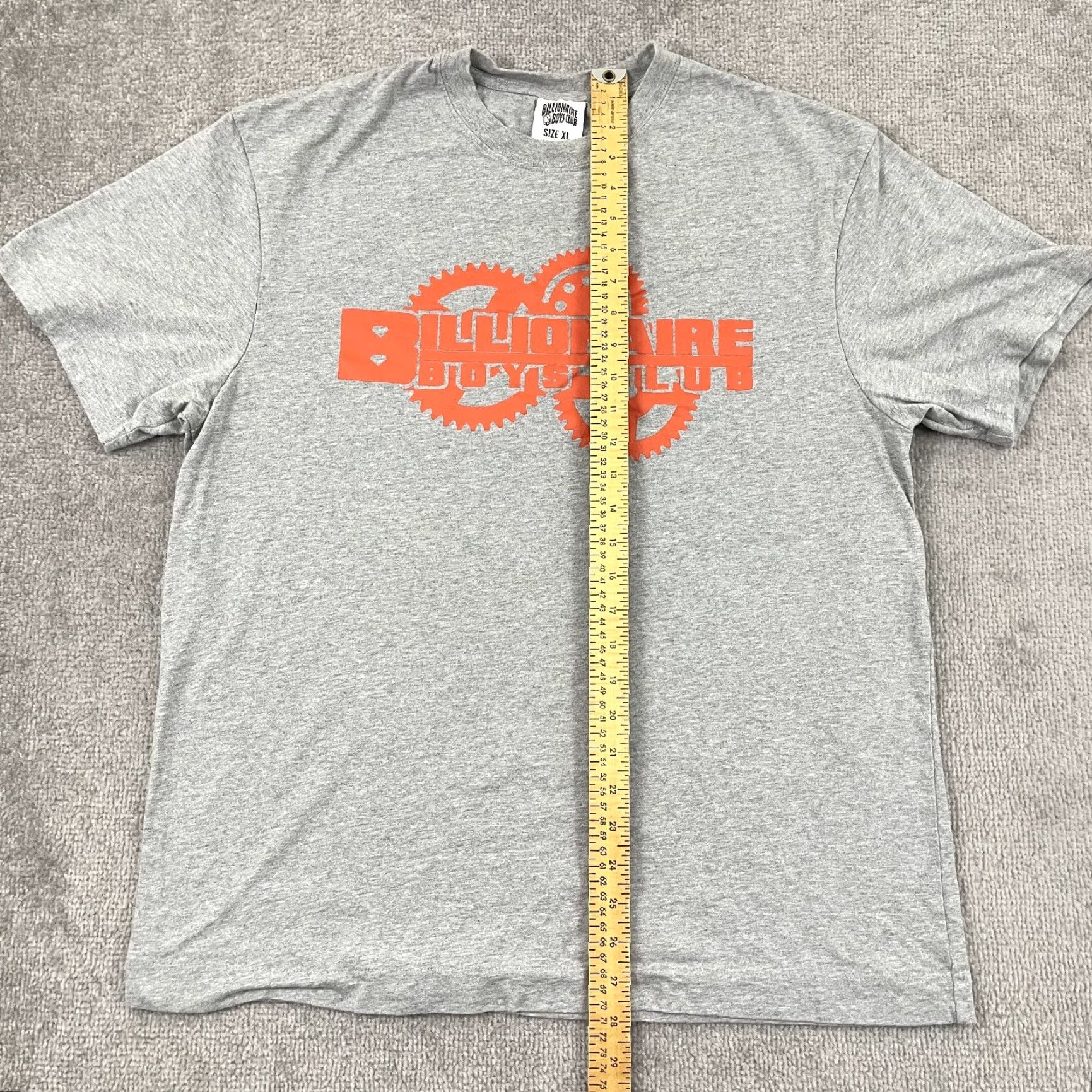 Billionaire Boys Club Billionaire Boys Club BBC Shirt Mens XL Gray Gears Graphic Streetwear Size US XL / EU 56 / 4 - 4 Thumbnail
