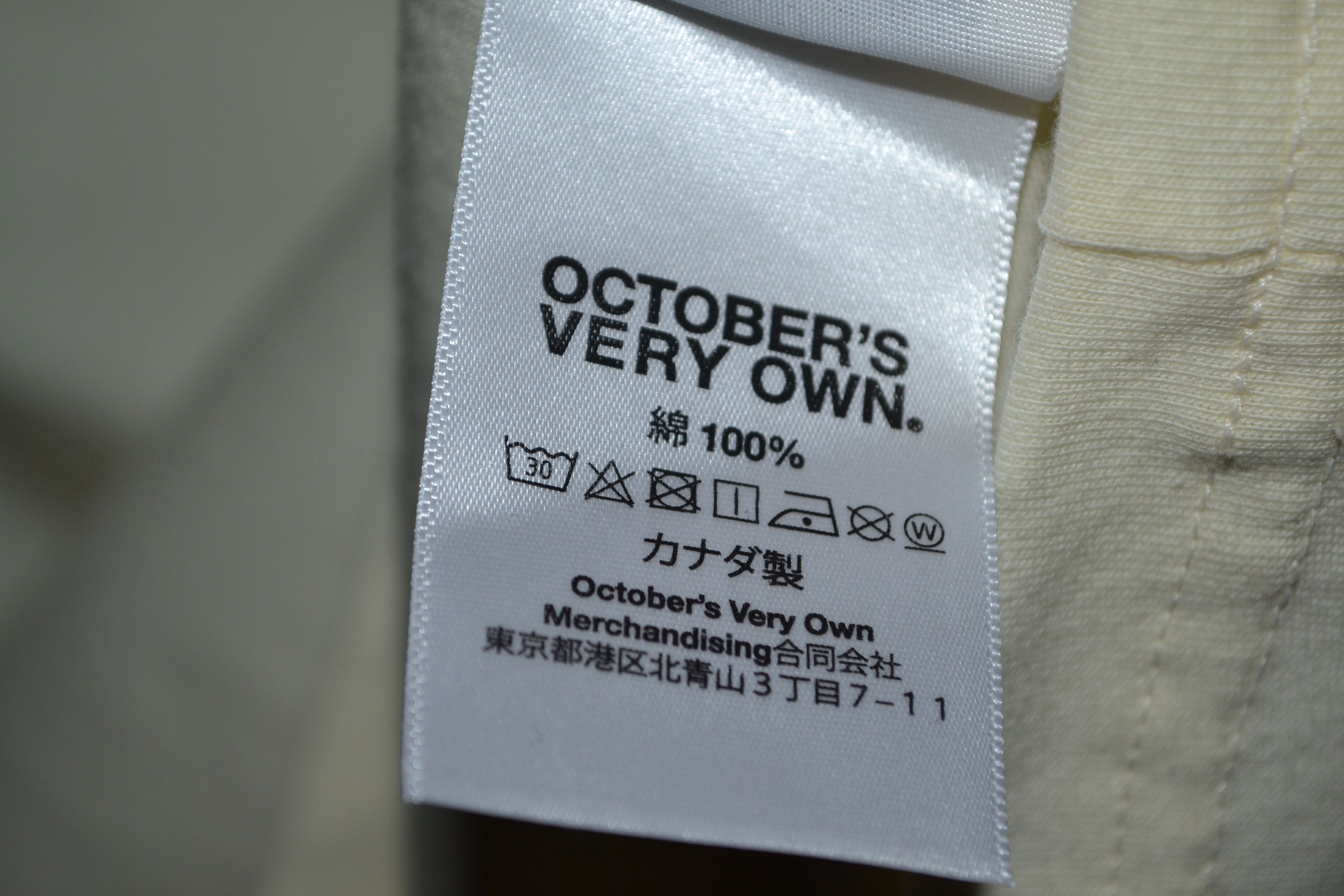 October's Very Own Octobers Very Own OVO New L Cream Color the 6 Size US L / EU 52-54 / 3 - 10 Thumbnail