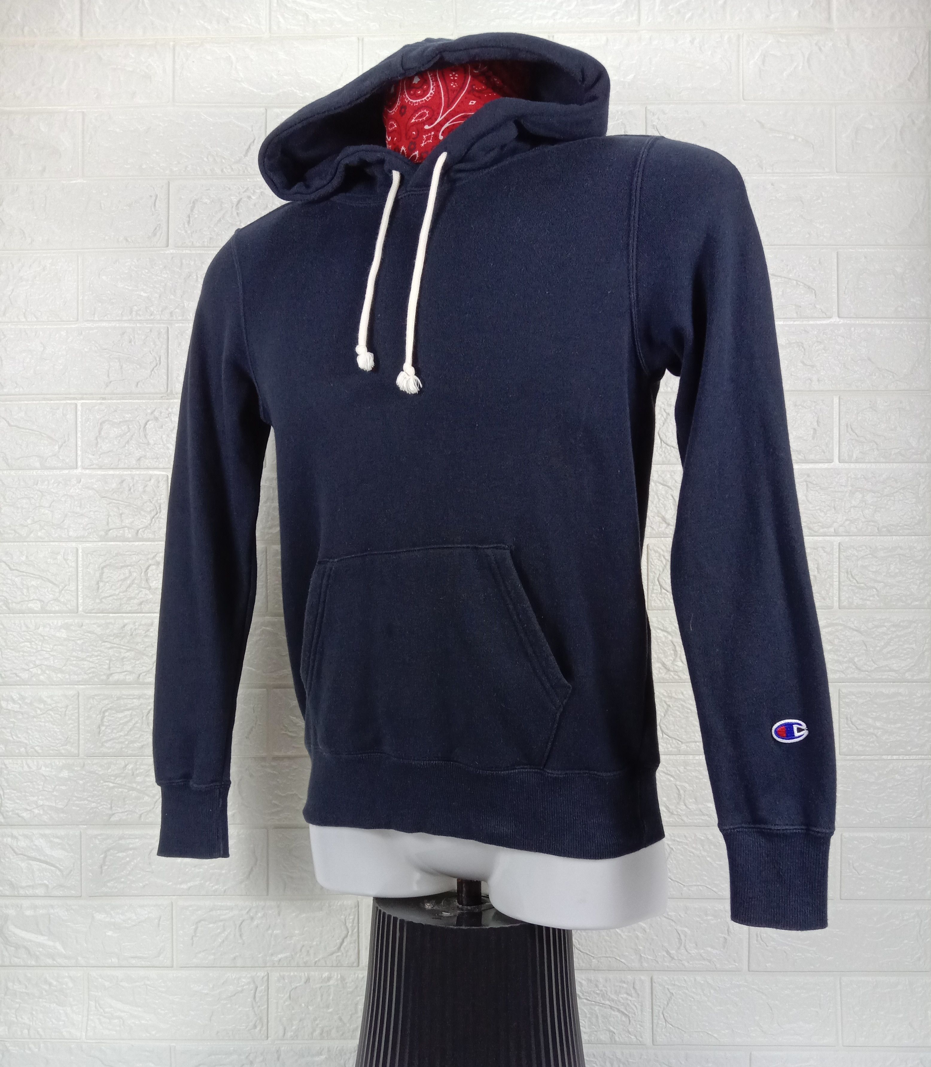 Champion Vintage Champion Dark Blue Palin Hoodie Sweatshirt Size US S / EU 44-46 / 1 - 3 Thumbnail