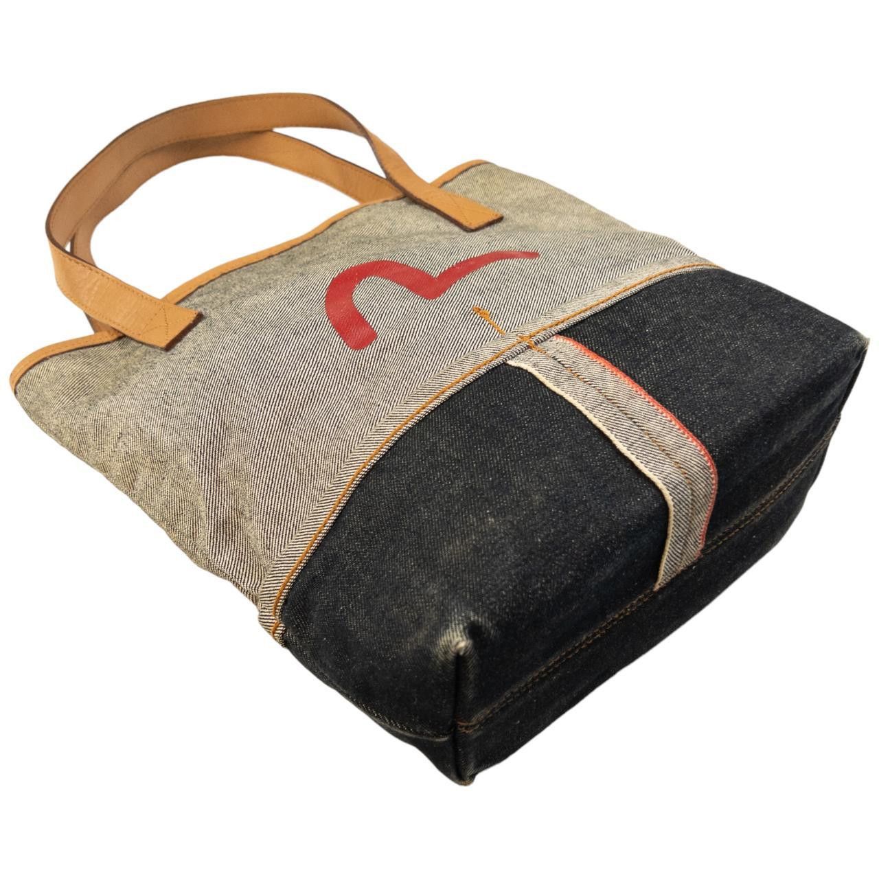 Evisu Vintage Evisu Japanese Denim Shoulder Bag Size ONE SIZE - 5 Thumbnail