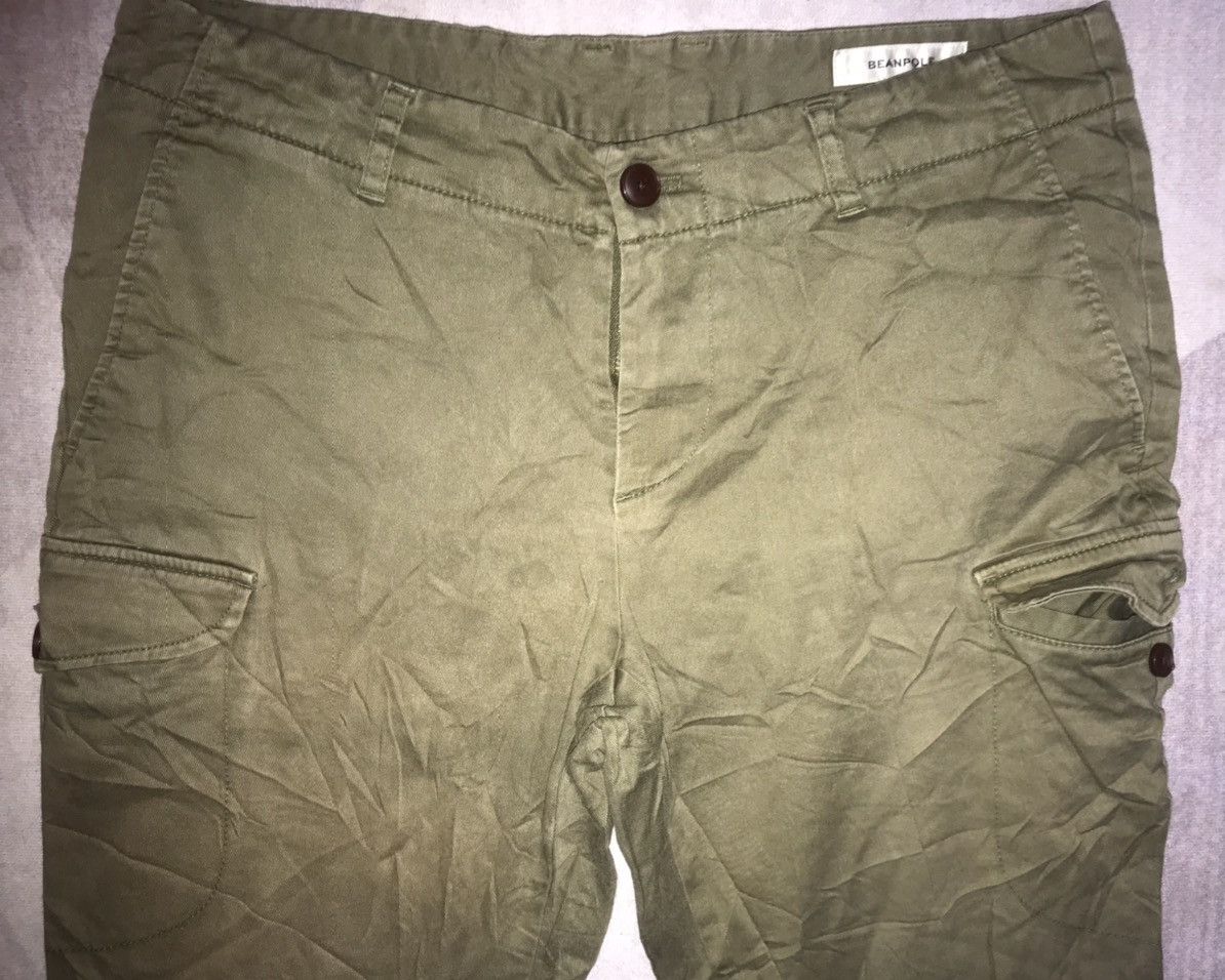 BEANPOLE × Vintage Army Green Multi Pockets Cargo Pants Size US 34 / EU 50 - 2 Thumbnail