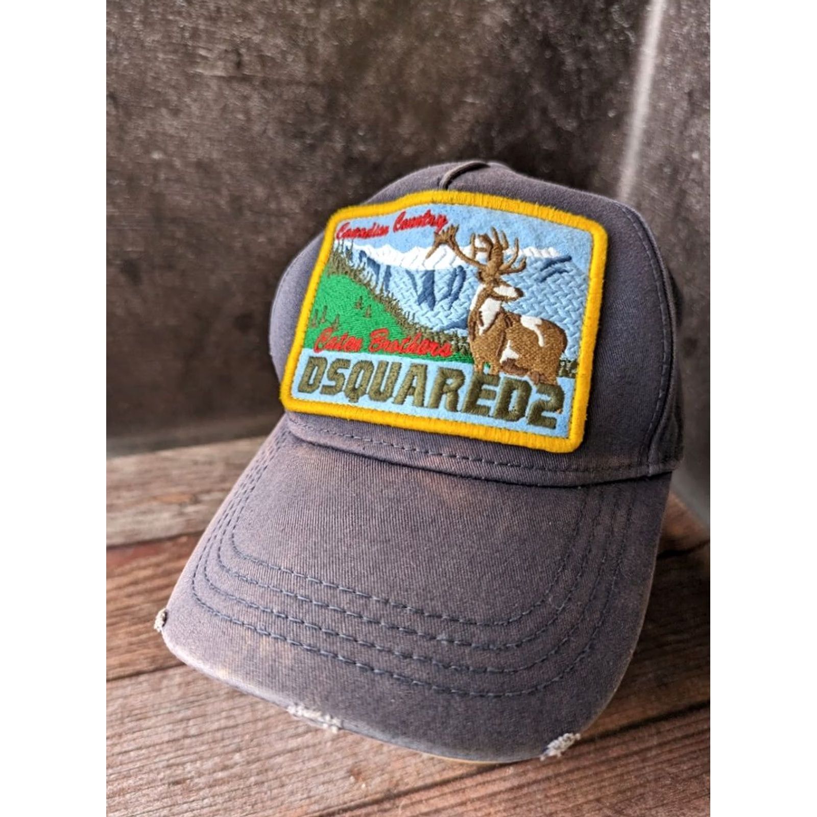 Dsquared2 DSQUARED2 Caten Brothers Deer Nature Cap Size ONE SIZE - 2 Thumbnail