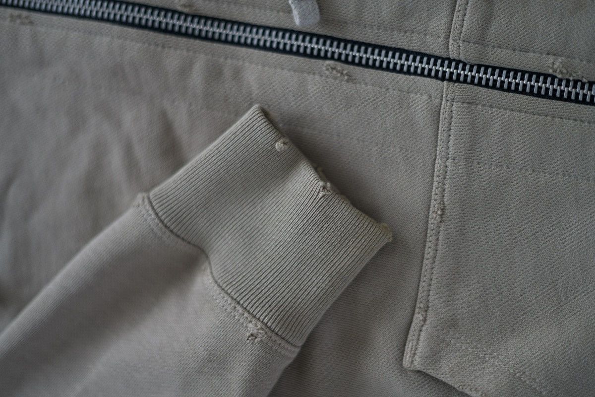 Allsaints Allsaints Distressed Zip Up Hoodie Size US XS / EU 42 / 0 - 6 Thumbnail
