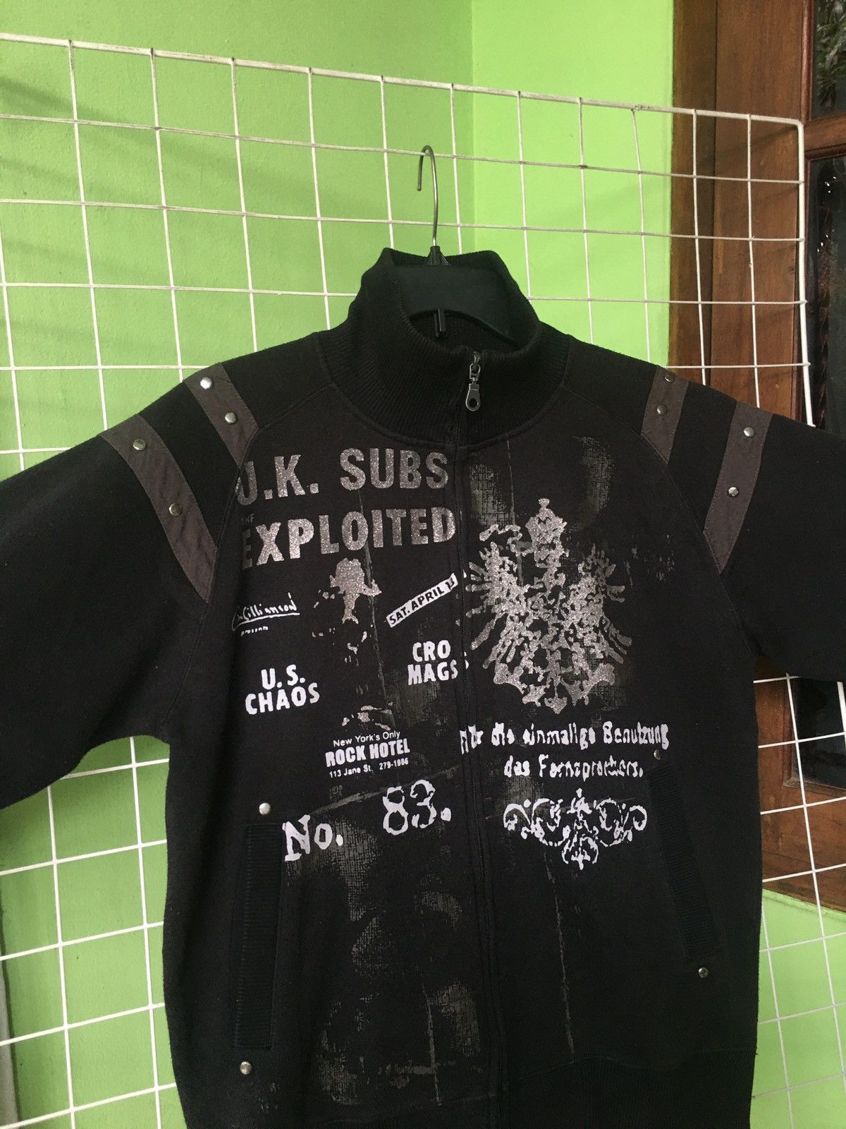 14th Addiction Center Clease Sweater Zip Punk , U.K Subs The exploited Size US M / EU 48-50 / 2 - 2 Thumbnail