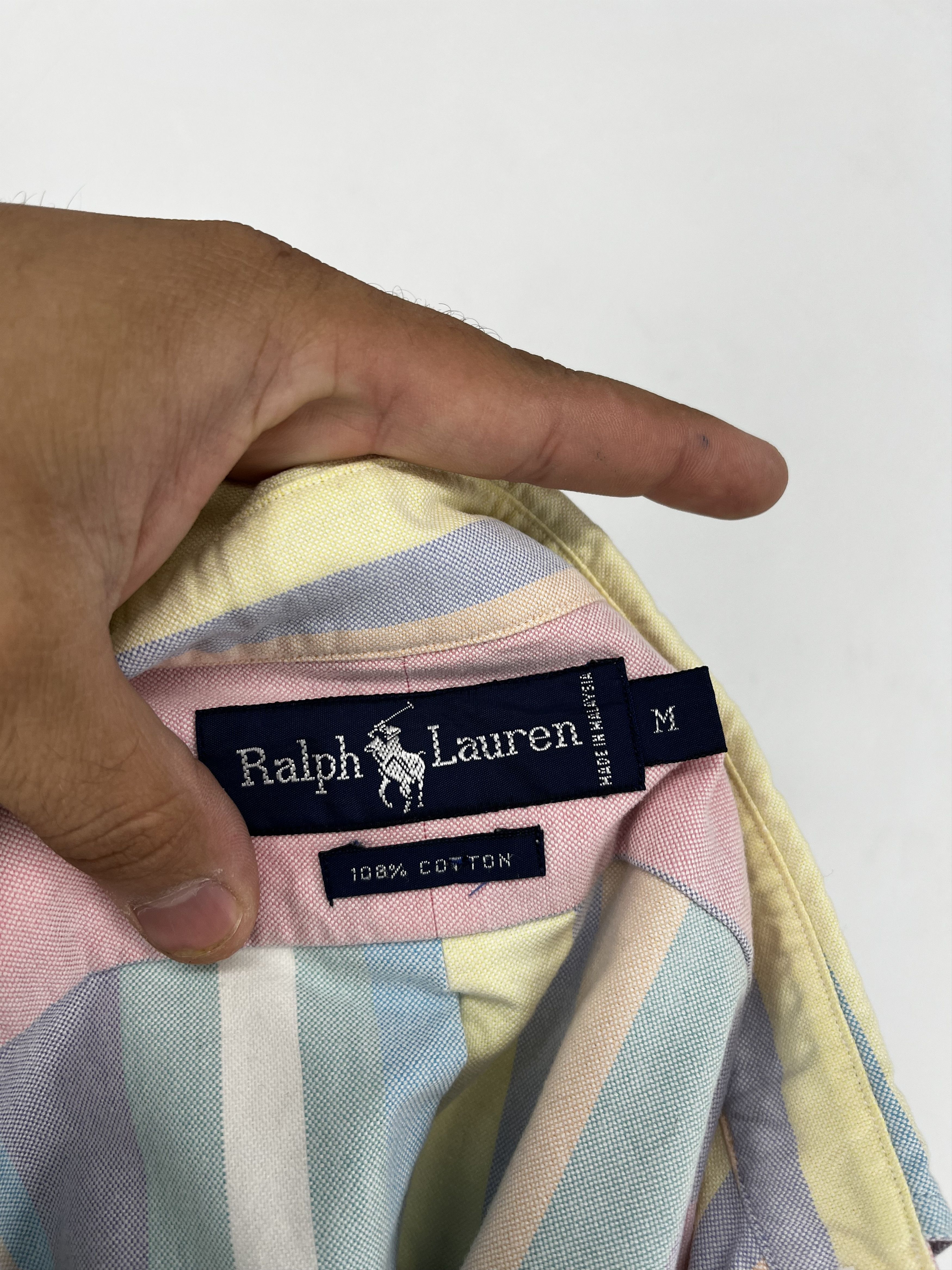 Polo Ralph Lauren Vintage Striped Shirt Polo Ralph Lauren Size M Rare Size US M / EU 48-50 / 2 - 9 Thumbnail
