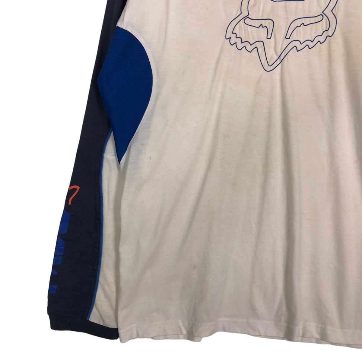 Fox Racing 🔥VINTAGE LONG SLEEVE FOX RACING BIG LOGO DESIGN Size US L / EU 52-54 / 3 - 4 Thumbnail