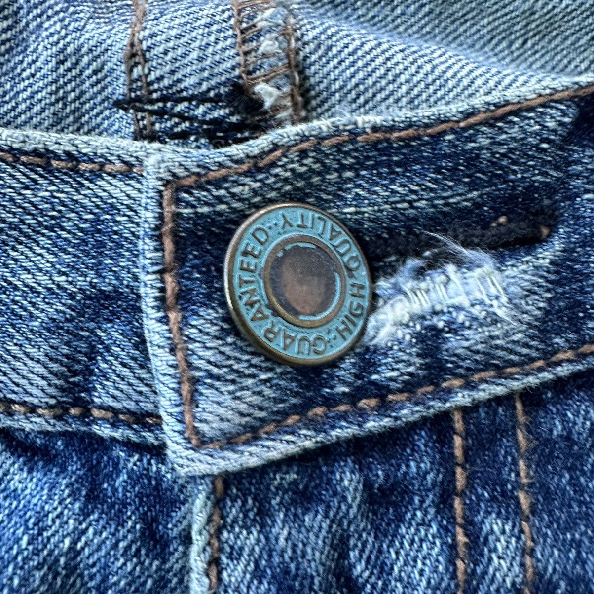 Japanese Brand Fudge Regular Distressed Denim W33 D653 Size US 33 - 17 Thumbnail