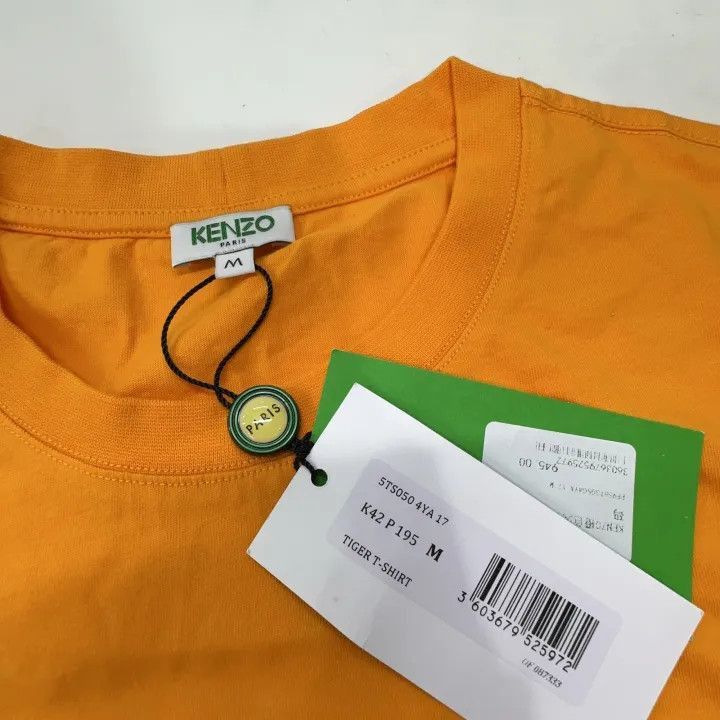 Kenzo KENZO Classic Tiger Logo Orange T-Shirt -2507 Size US M / EU 48-50 / 2 - 4 Thumbnail