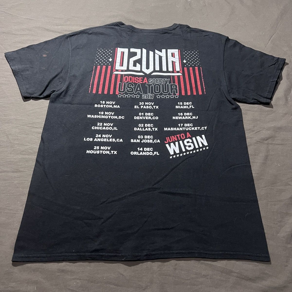 Rap Tees Ozuna Odisea Society USA Tour Tee R&B Latin pop Size US L / EU 52-54 / 3 - 4 Thumbnail