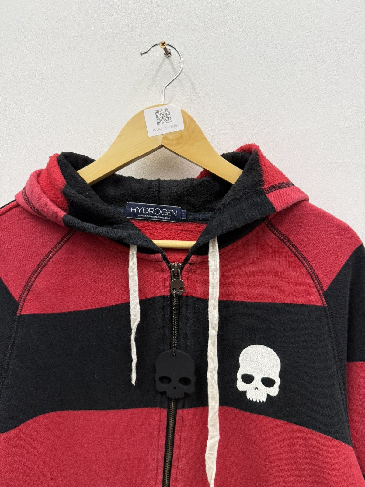 HYDROGEN HYDROGEN PUNKS EMBROIDERY SKULL LIMITED EDITION HOODIE Size US L / EU 52-54 / 3 - 2 Thumbnail